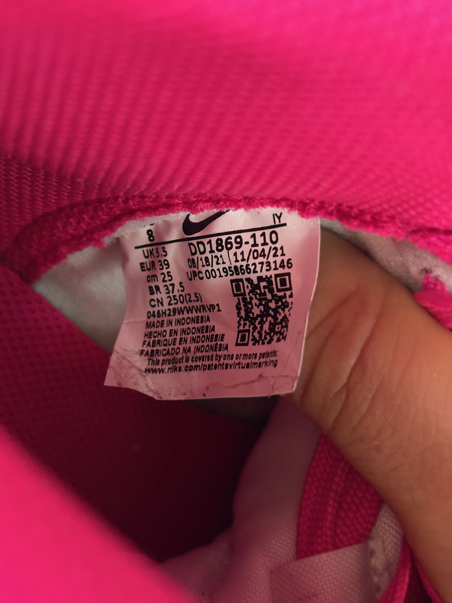 Nike Nike Dunk High (WMNS) "Pink Prime" Size US 8 / IT 38 - 5 Thumbnail