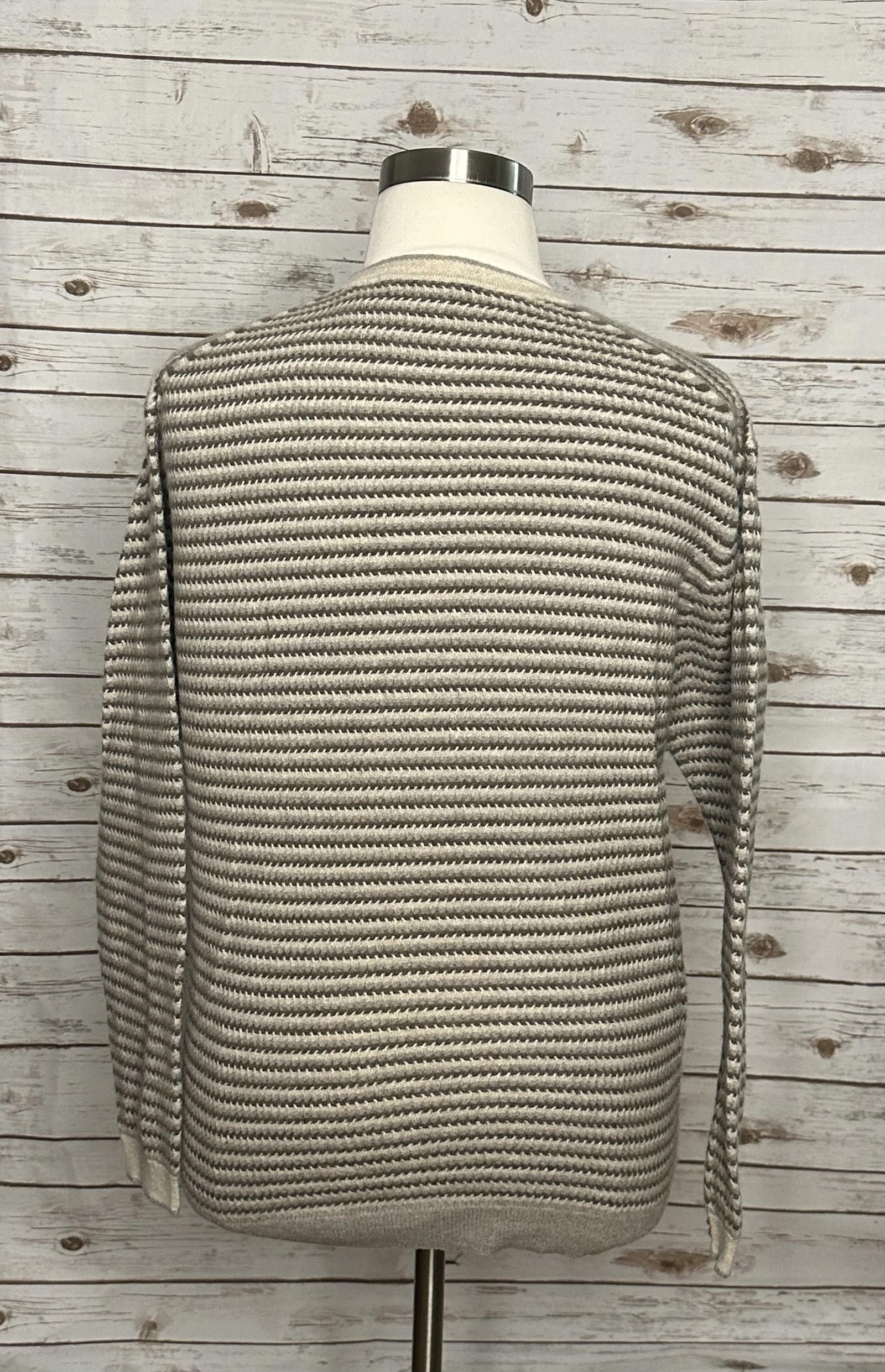 Designer Richard Waithe striped cashmere V-neck sweater Size XXL Size US XXL / EU 58 / 5 - 4 Thumbnail