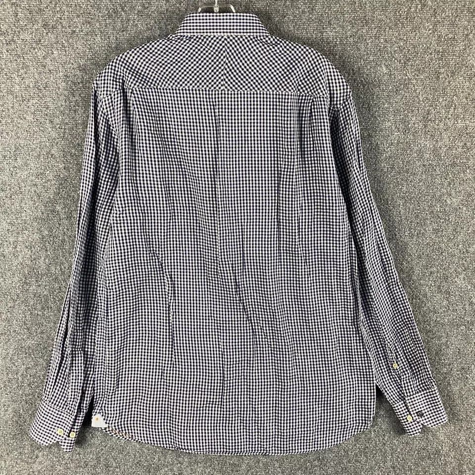 Other Scott James Shirt Men's Medium Gingham Button Up 15.5 Cotton Size US M / EU 48-50 / 2 - 8 Thumbnail
