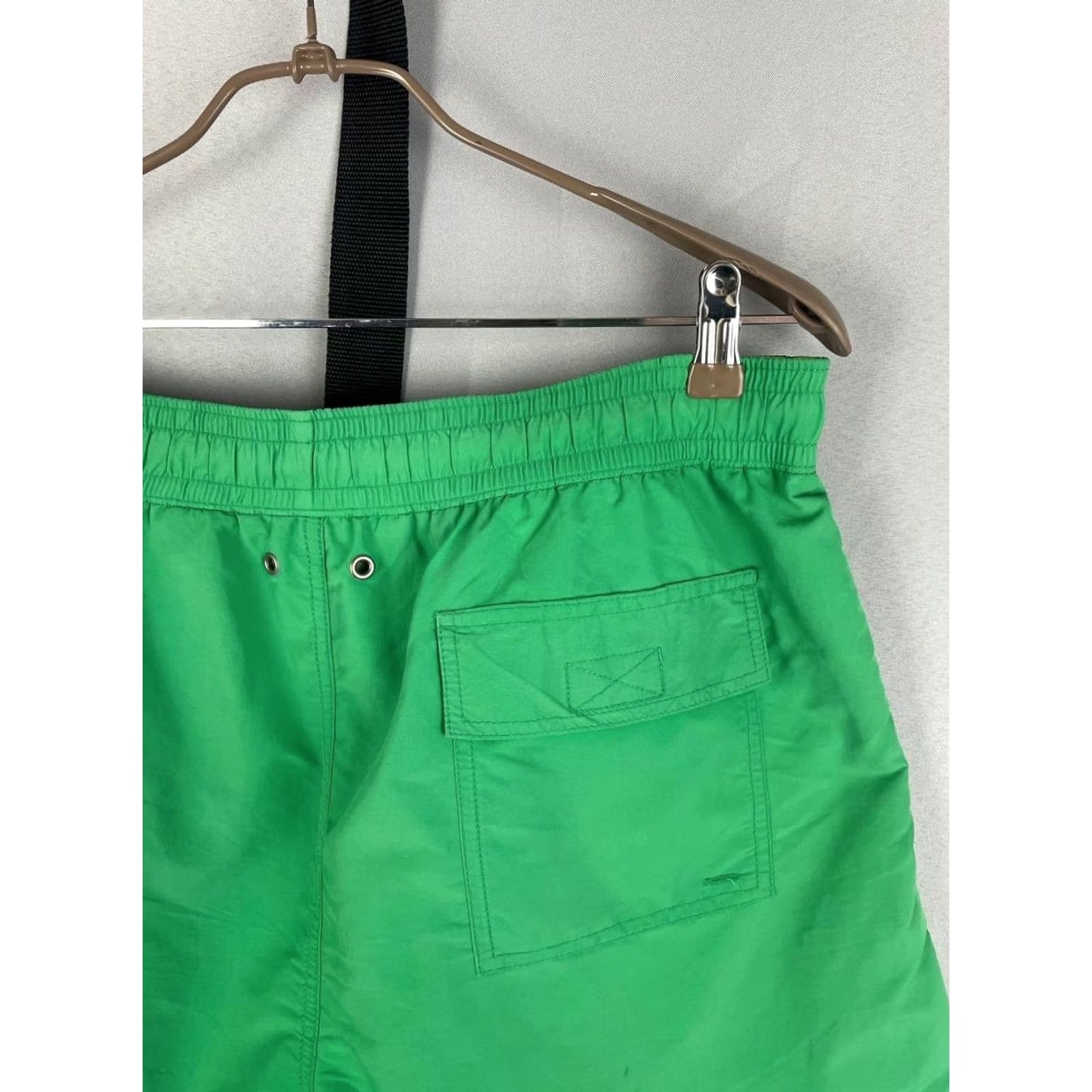 Polo Ralph Lauren Polo Ralph Lauren Mens Shorts XL Green Nylon Pull On Lightweight Swim Shorts with Logo Pocket Size US XL / EU 56 / 4 - 4 Thumbnail
