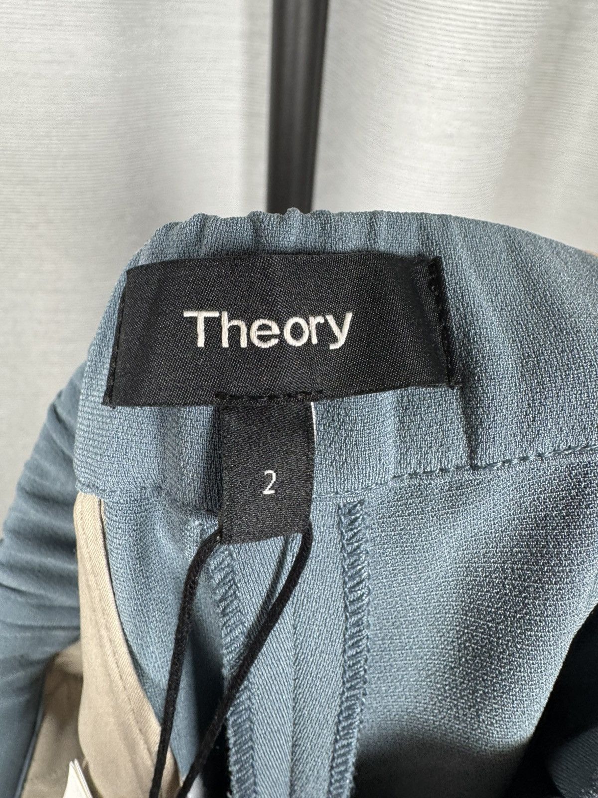 Theory BNWT Theory Treeca Pull-On Pant Admiral Crepe Bluestone Sz 2 Size 26" / US 2 / IT 38 - 14 Thumbnail