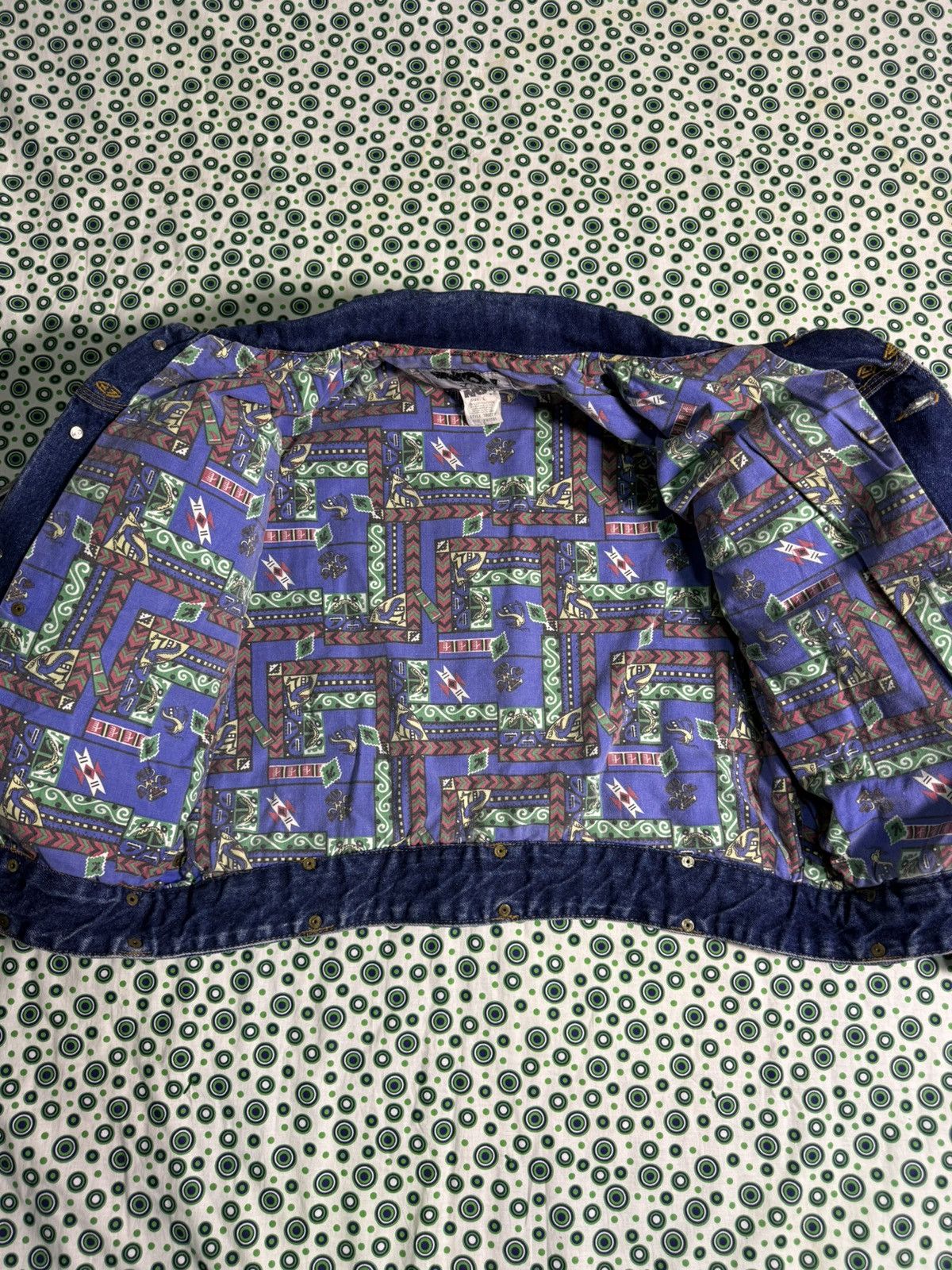 Other Vintage No! Jeans western denim jacket 80s/90s Size US L / EU 52-54 / 3 - 7 Thumbnail