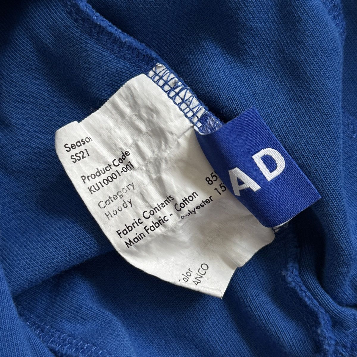 Ader Error Ader Error Blanco Pleated Sweatshirt Size US M / EU 48-50 / 2 - 6 Thumbnail