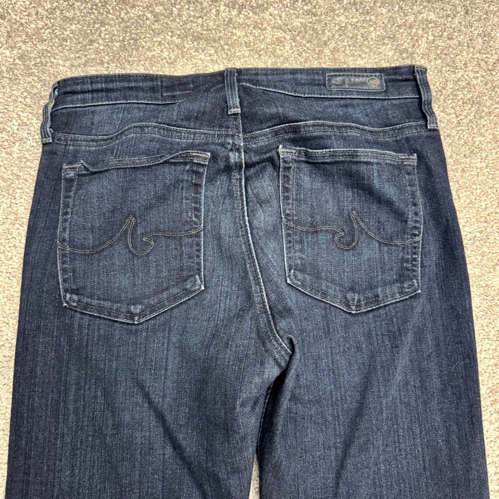 Vintage AG Adriano Goldschmied Farrah High Rise Skinny Jeans Women 27R Blue Denim Casual Size 27" / US 4 / IT 40 - 5 Thumbnail