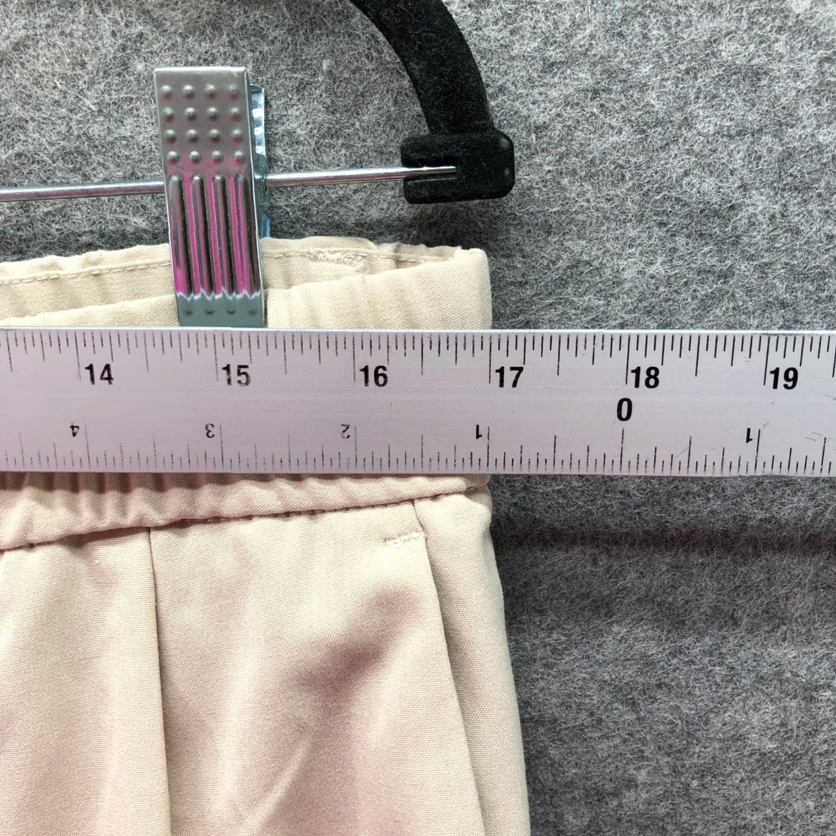 Zara Zara Wide Leg Pleated Front Dress Pants Womens L Beige High Waisted Trouser Pants Size 36" / US 14 / IT 50 - 5 Thumbnail