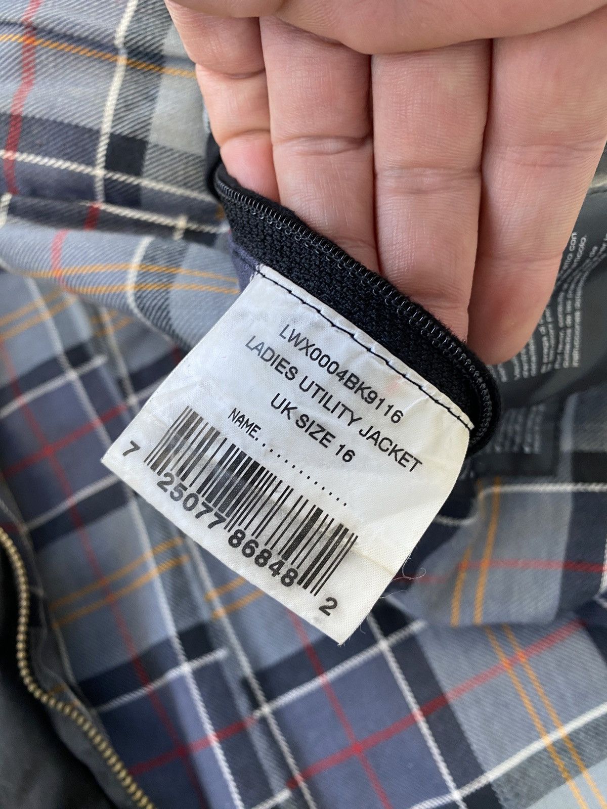 Barbour Women’s Barbour Ladies Utility Wax Jacket size 16 Size XL / US 12-14 / IT 48-50 - 6 Thumbnail