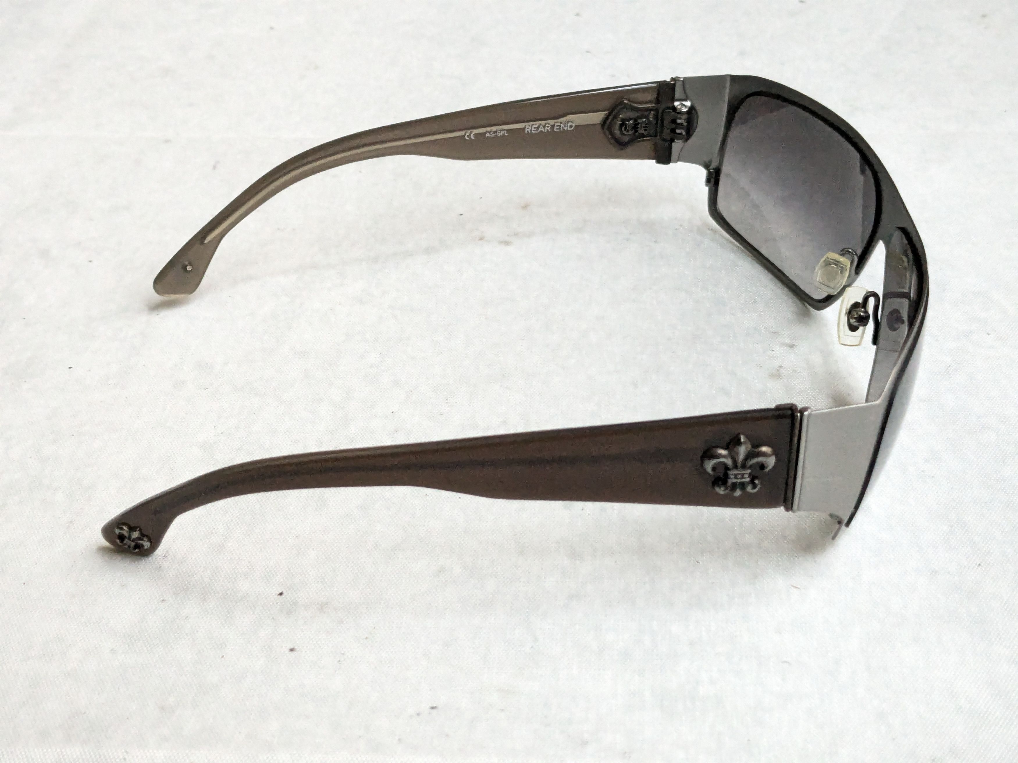 Chrome Hearts Chrome Hearts Sunglasses Rear End Gray Brown Cross Sterling Size ONE SIZE - 2 Thumbnail