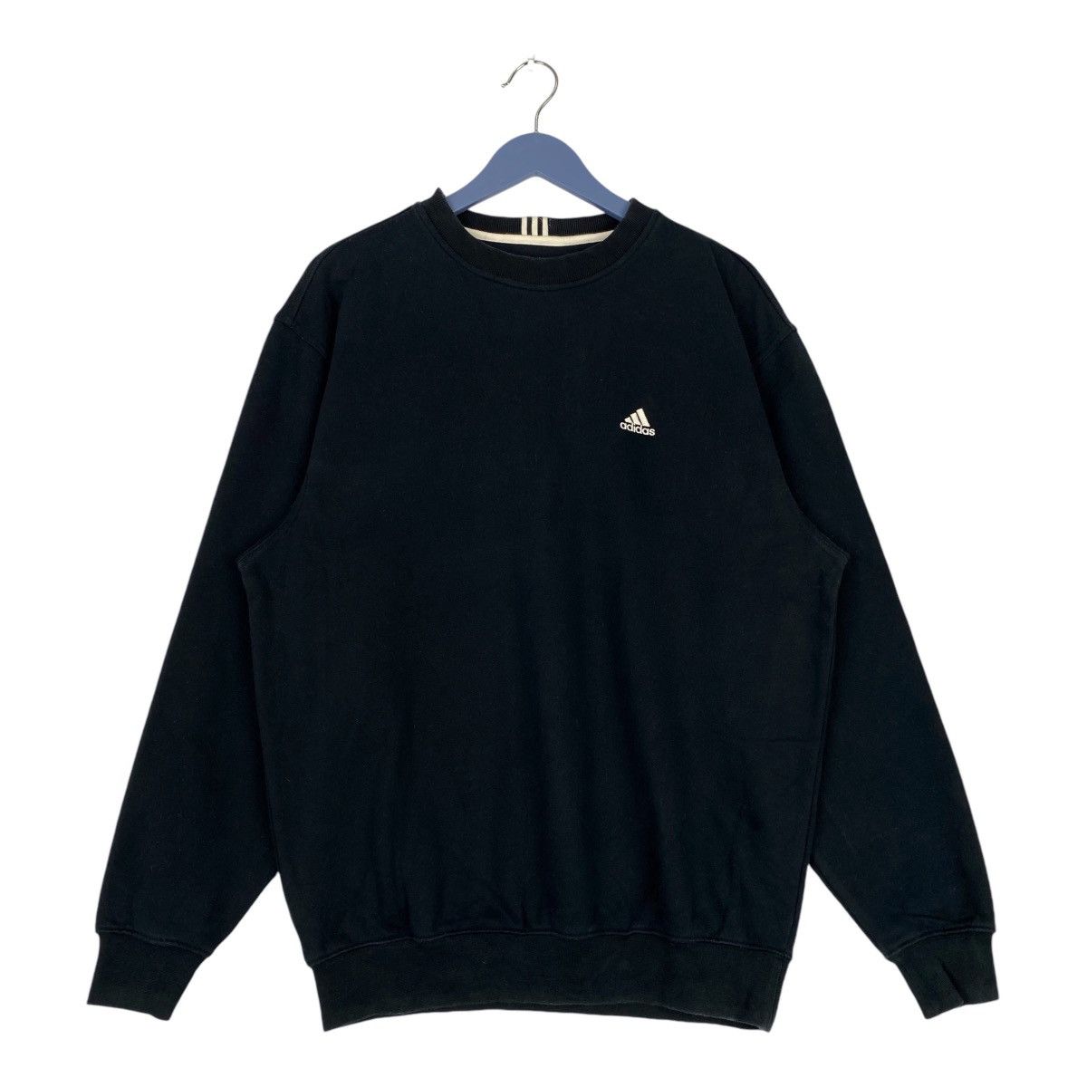 Adidas × Vintage Vintage Adidas Small Embroidered Logo Crewneck Sweatshirt Size US L / EU 52-54 / 3 - 1 Thumbnail