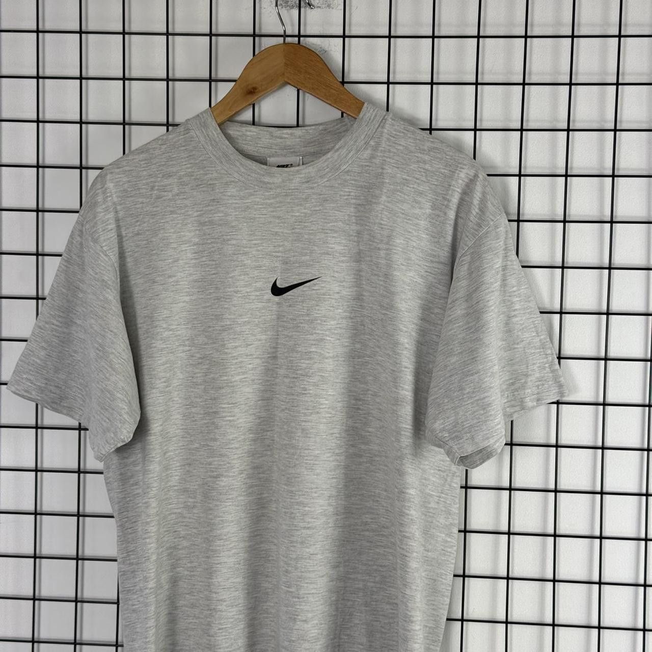 Nike Nike Vintage 90s Centrr Swoosh T shirt Grey Size US M / EU 48-50 / 2 - 3 Thumbnail