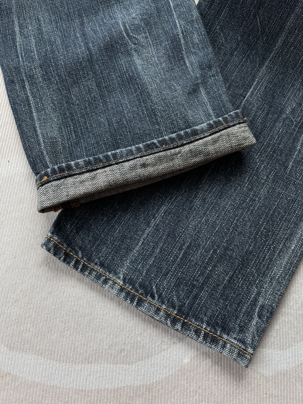 Japanese Brand Anti-Label Special Denim Embroidery Jeans (LG120) Size US 28 / EU 44 - 10 Thumbnail