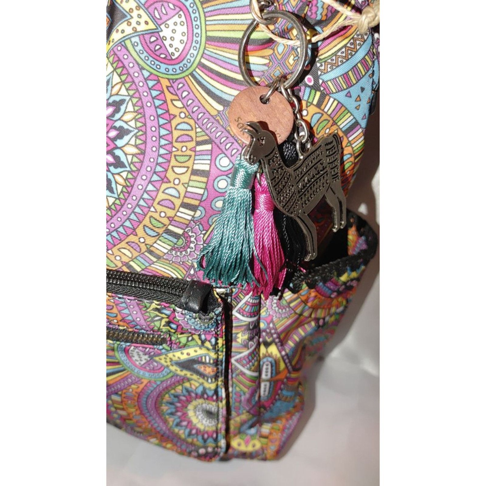 The Sak Sakroots Lola Convertible Backpack Rainbow Wanderlust Print Size ONE SIZE - 4 Thumbnail