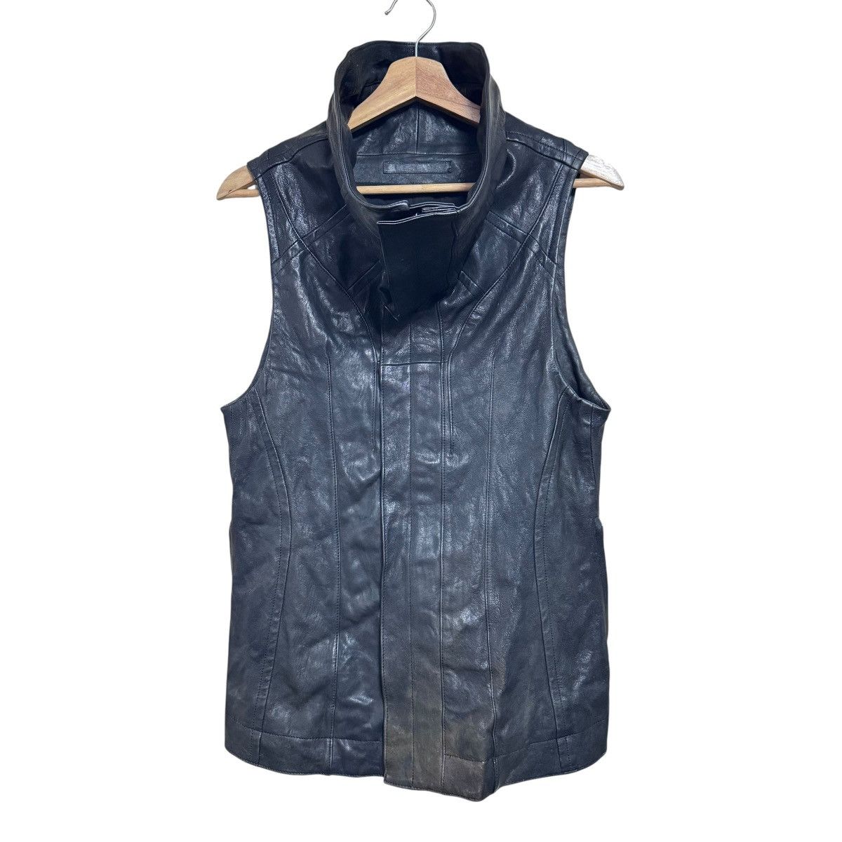 Julius FW2010 Julius Goth_ik; Leather Vest Hi-neck Size US S / EU 44-46 / 1 - 2 Thumbnail