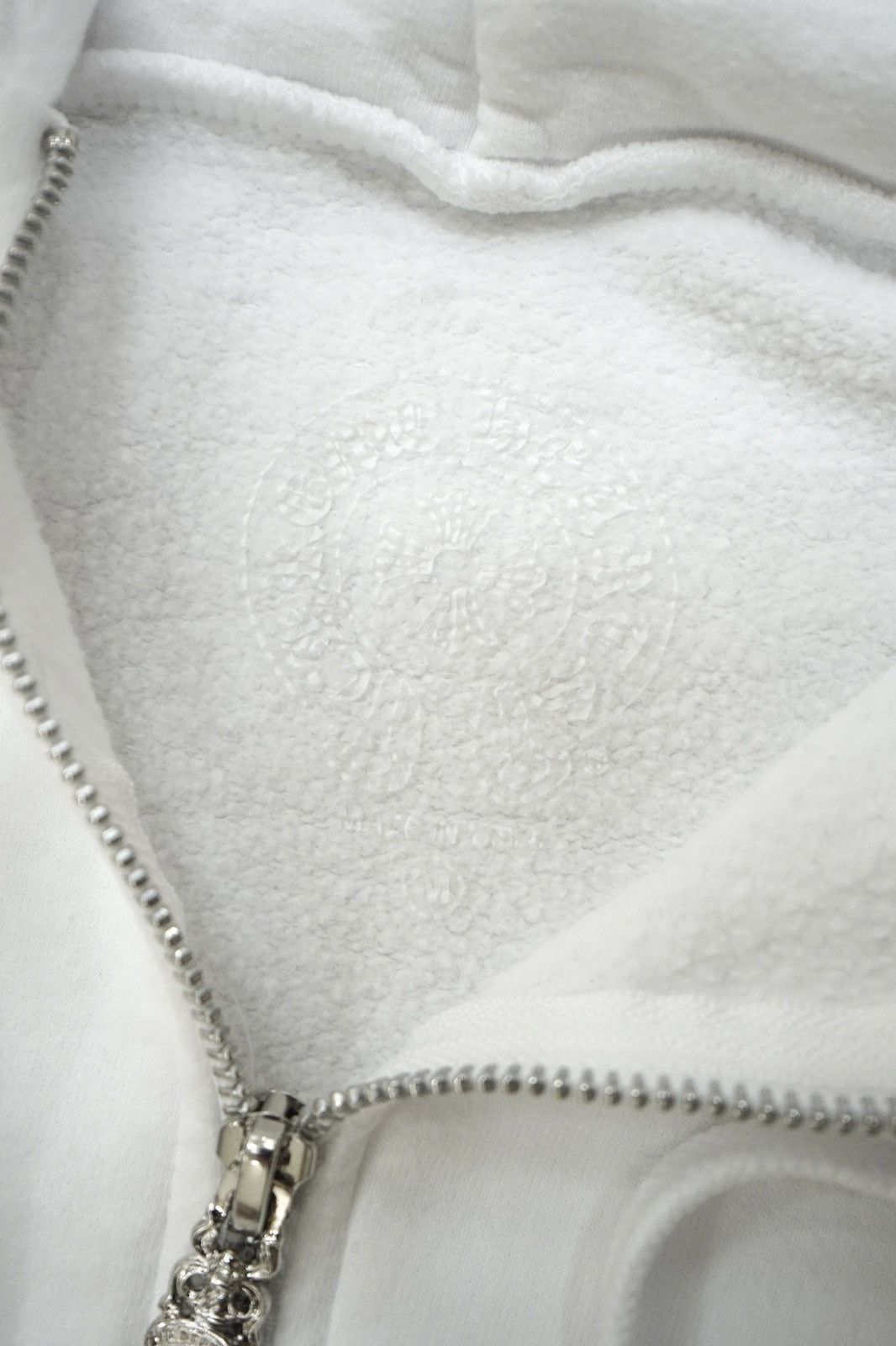 Chrome Hearts Chrome Hearts Vertical Logo White Zip Up Size US M / EU 48-50 / 2 - 9 Thumbnail