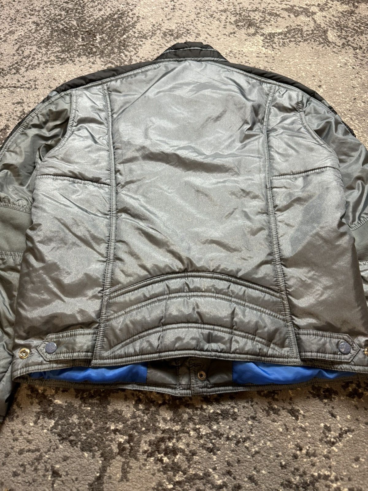 Diesel × Japanese Brand × Vintage Vintage Y2K Diesel Starnylon Metal Motorcycle Opium Bomber Size US S / EU 44-46 / 1 - 12 Thumbnail
