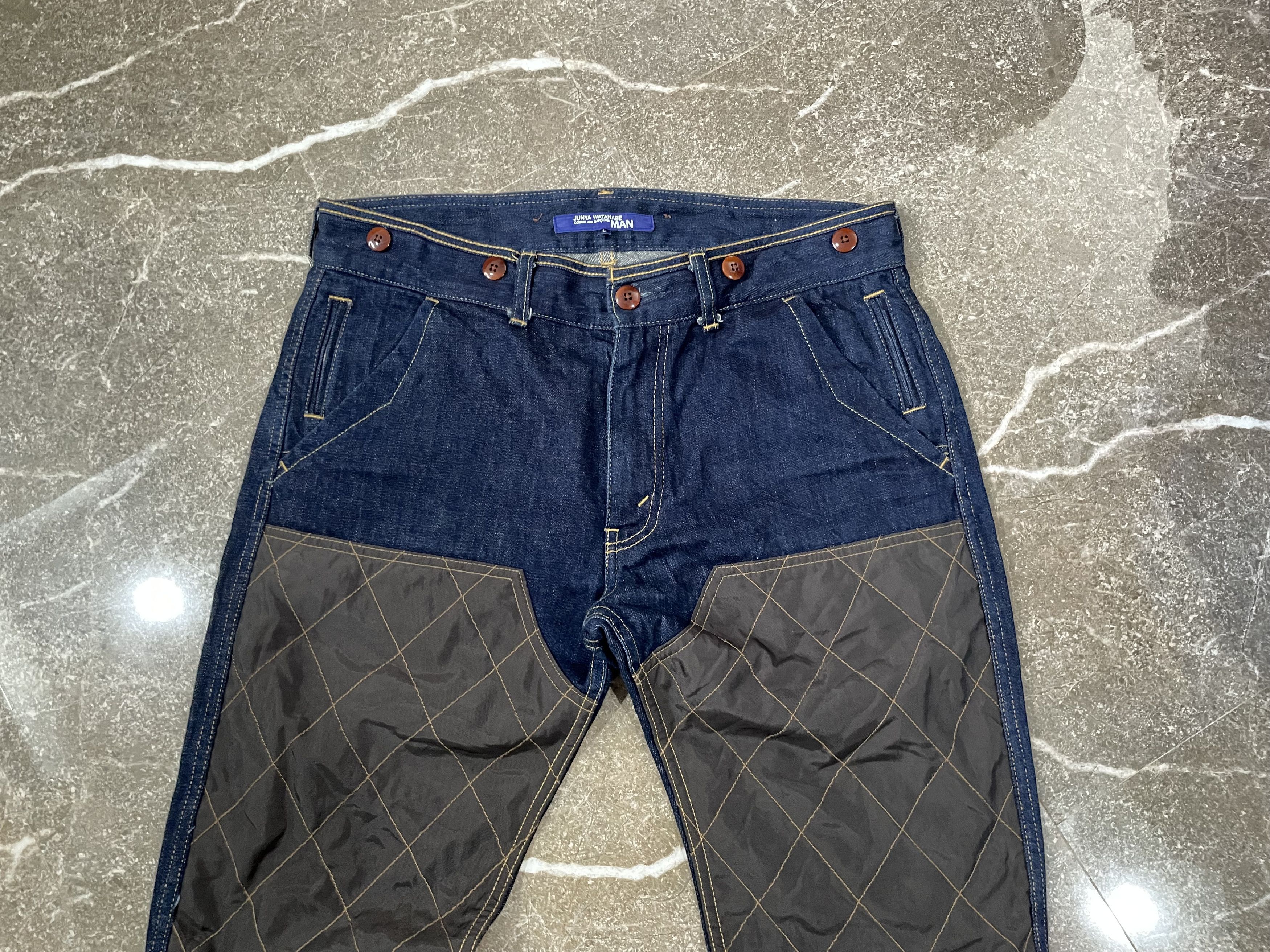 Junya Watanabe CDG JUNYA WATANABE MAN DOUBLE KNEE DENIM - AD2009 Size US 34 / EU 50 - 2 Thumbnail