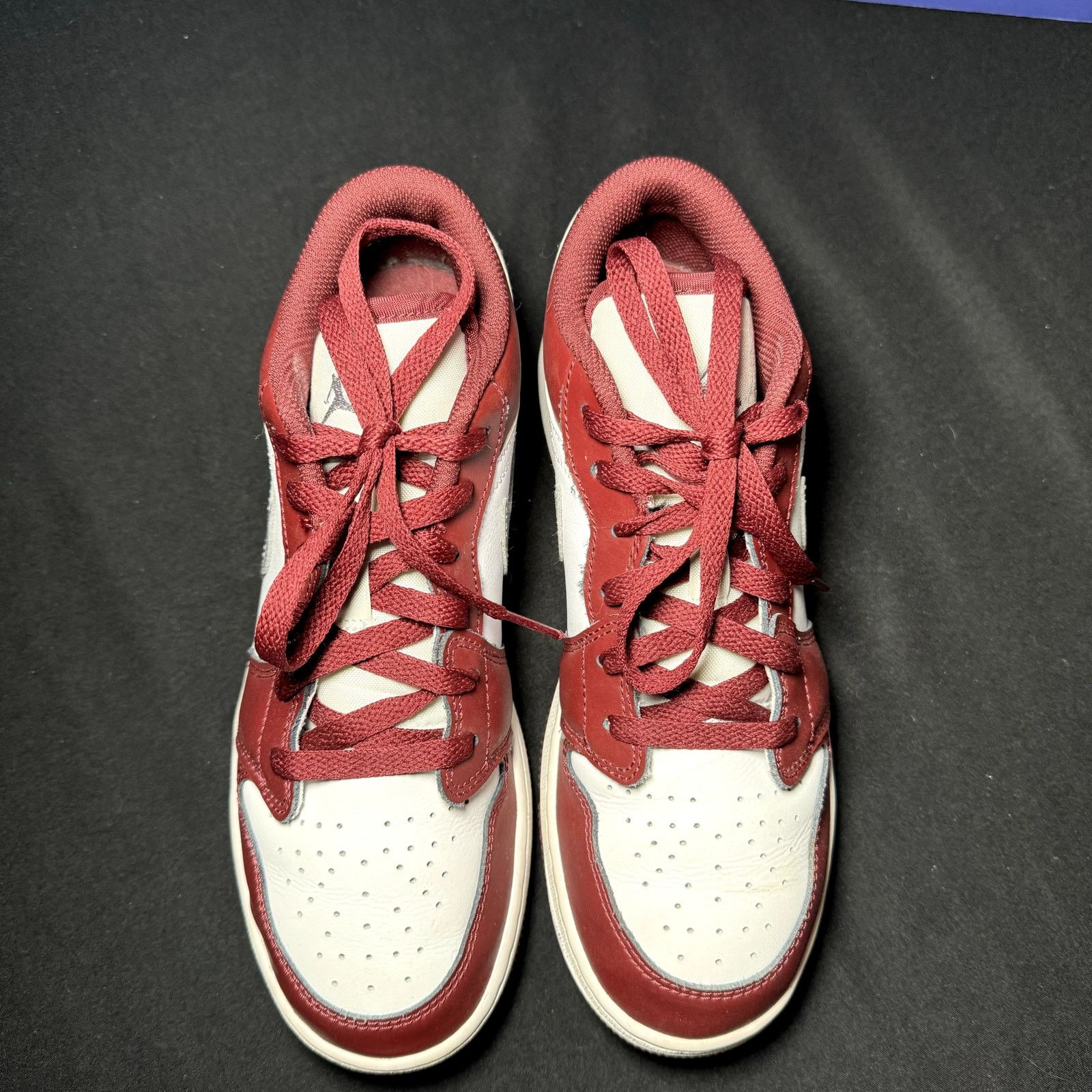 Jordan Brand × Nike Size 6 - Nike Air Jordan 1 Low GS Cherrywood Red Men's Shoes Size US 6 / EU 39 - 4 Thumbnail