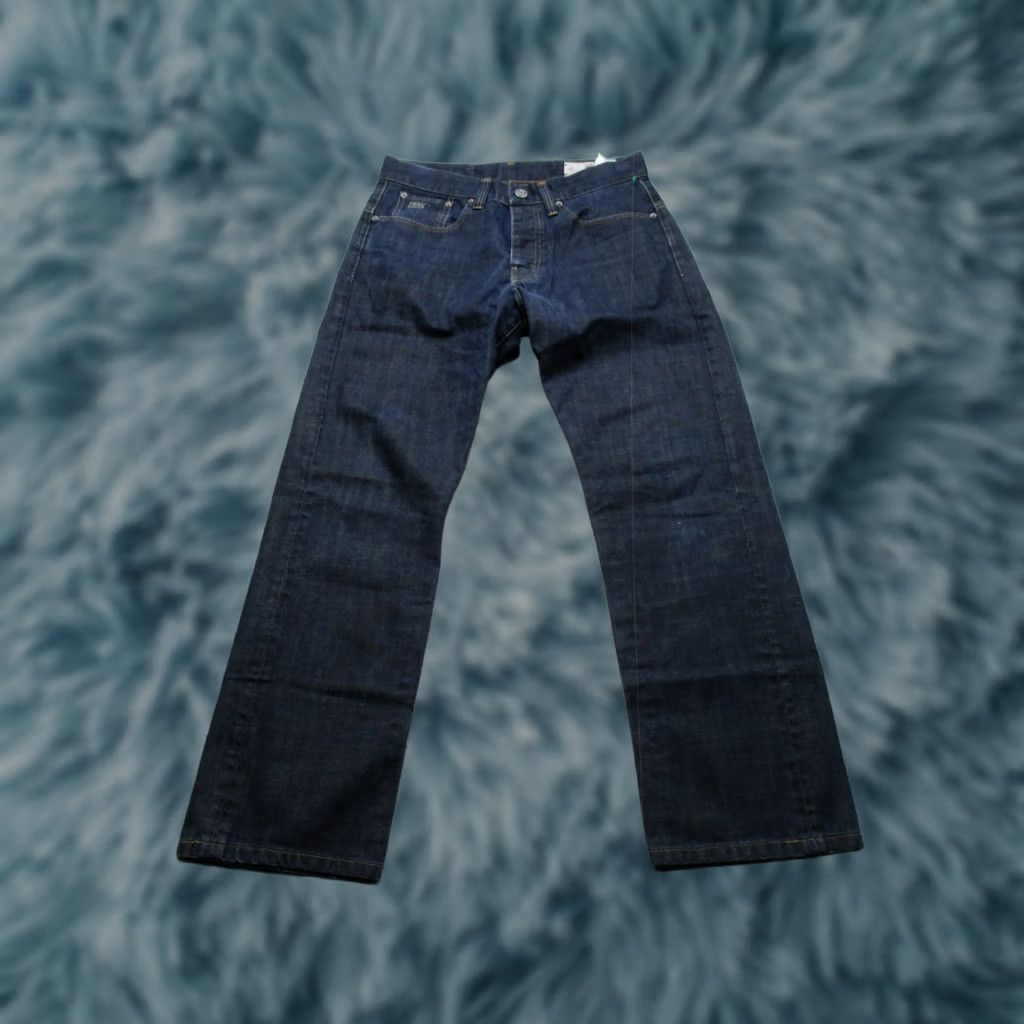 G-Star G Star Jeans Mens 30 Blue 3301 Straight Blue Raw Denim Casual Preppy Size US 30 / EU 46 - 1 Thumbnail