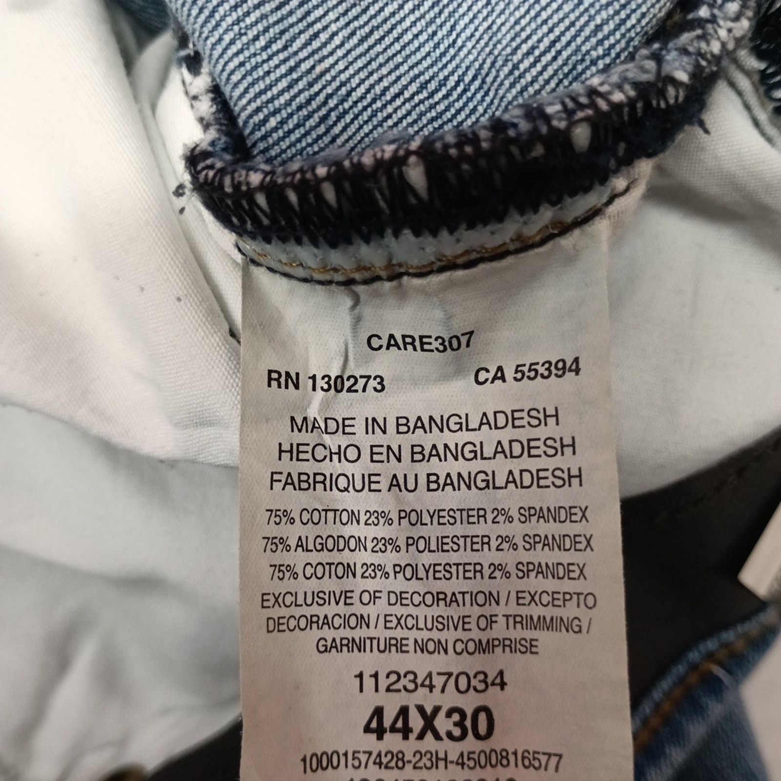 Lee Lee Extreme Motion Jeans Men 44x30 Blue Relaxed Straight Fit Size US 44 / EU 60 - 5 Thumbnail