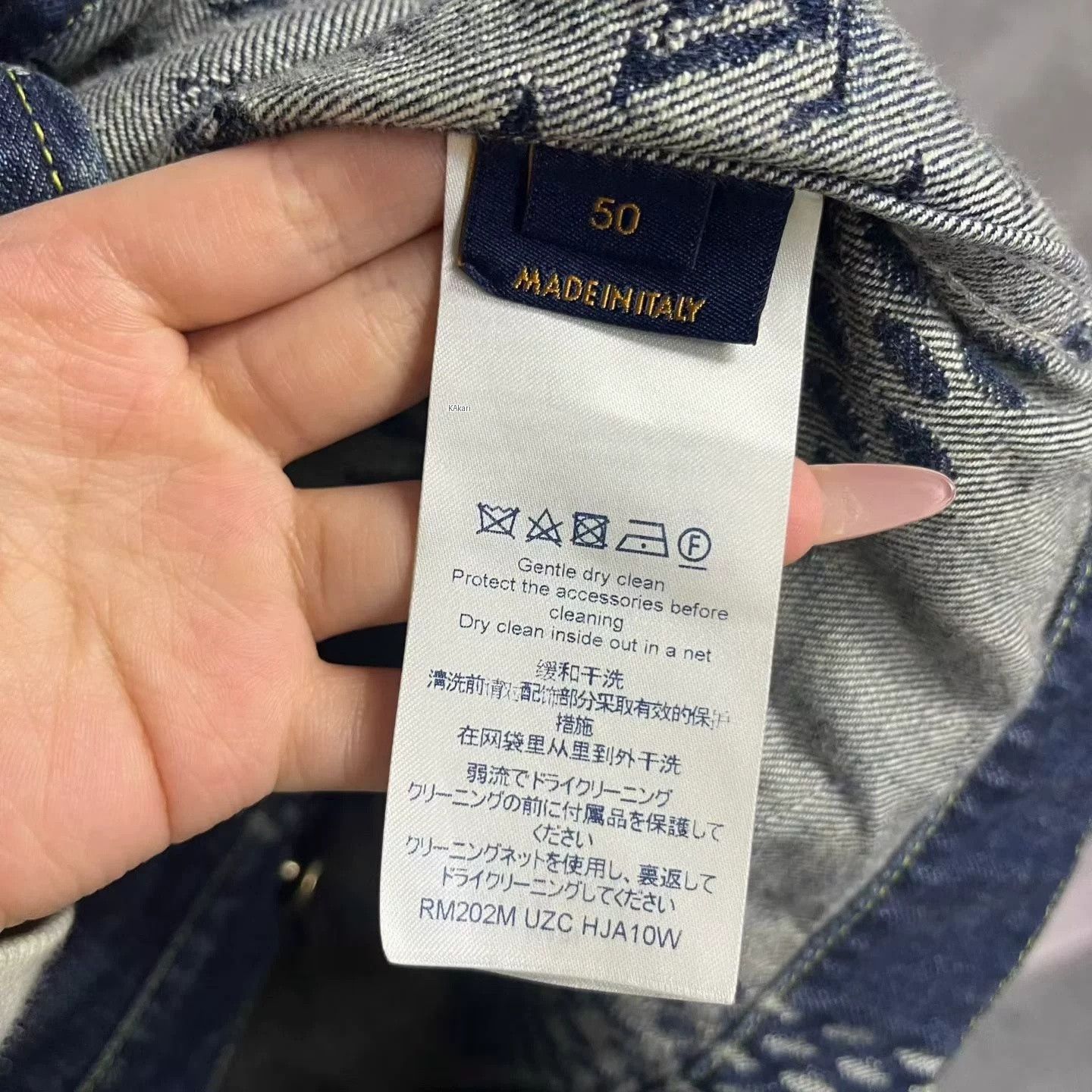 Louis Vuitton Louis Vuitton Latest Navy Monogram Denim Jacket Size US M / EU 48-50 / 2 - 3 Thumbnail