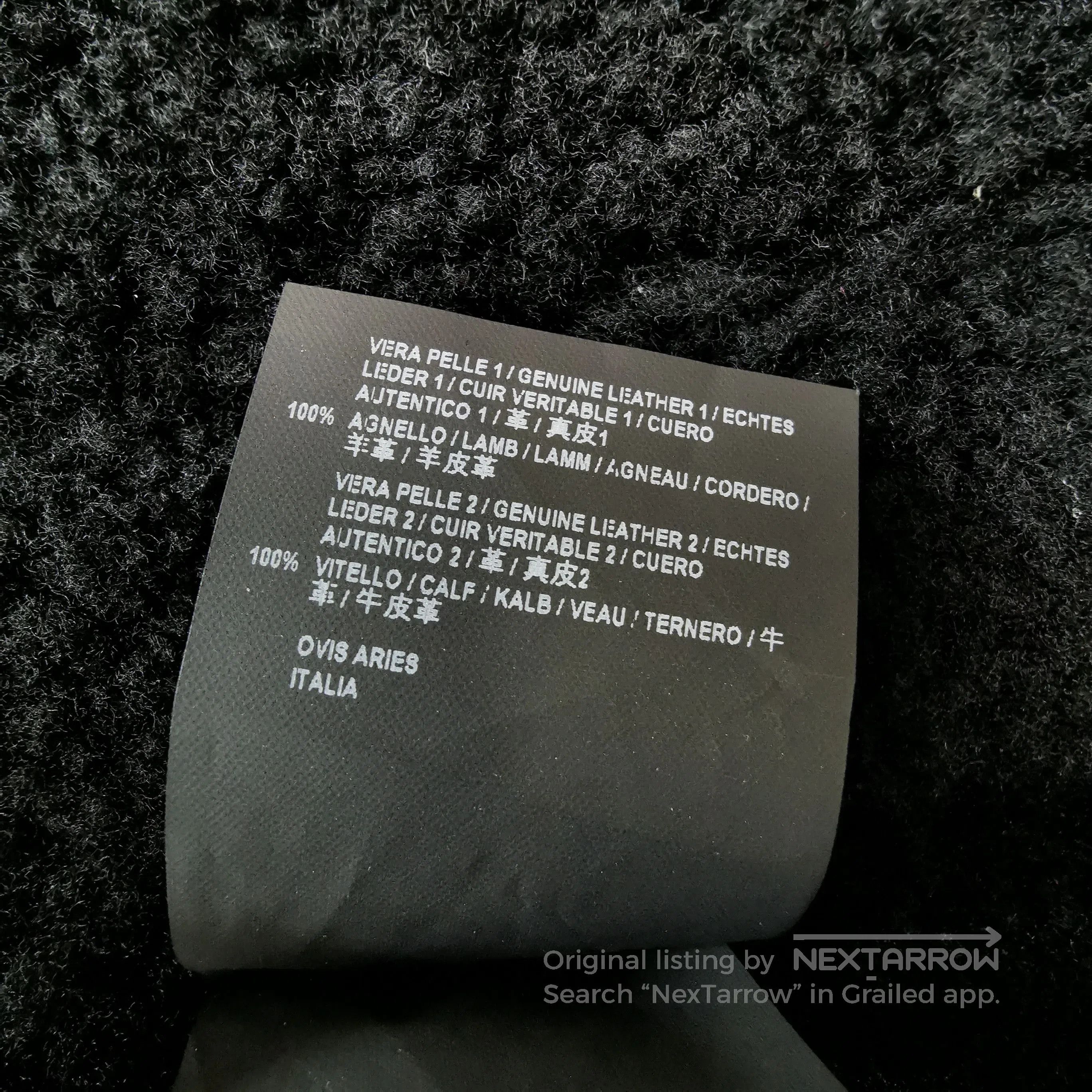 Balenciaga Balenciaga XS Black Shearling Collar Leather Jacket. Size XS / US 0-2 / IT 36-38 - 8 Thumbnail
