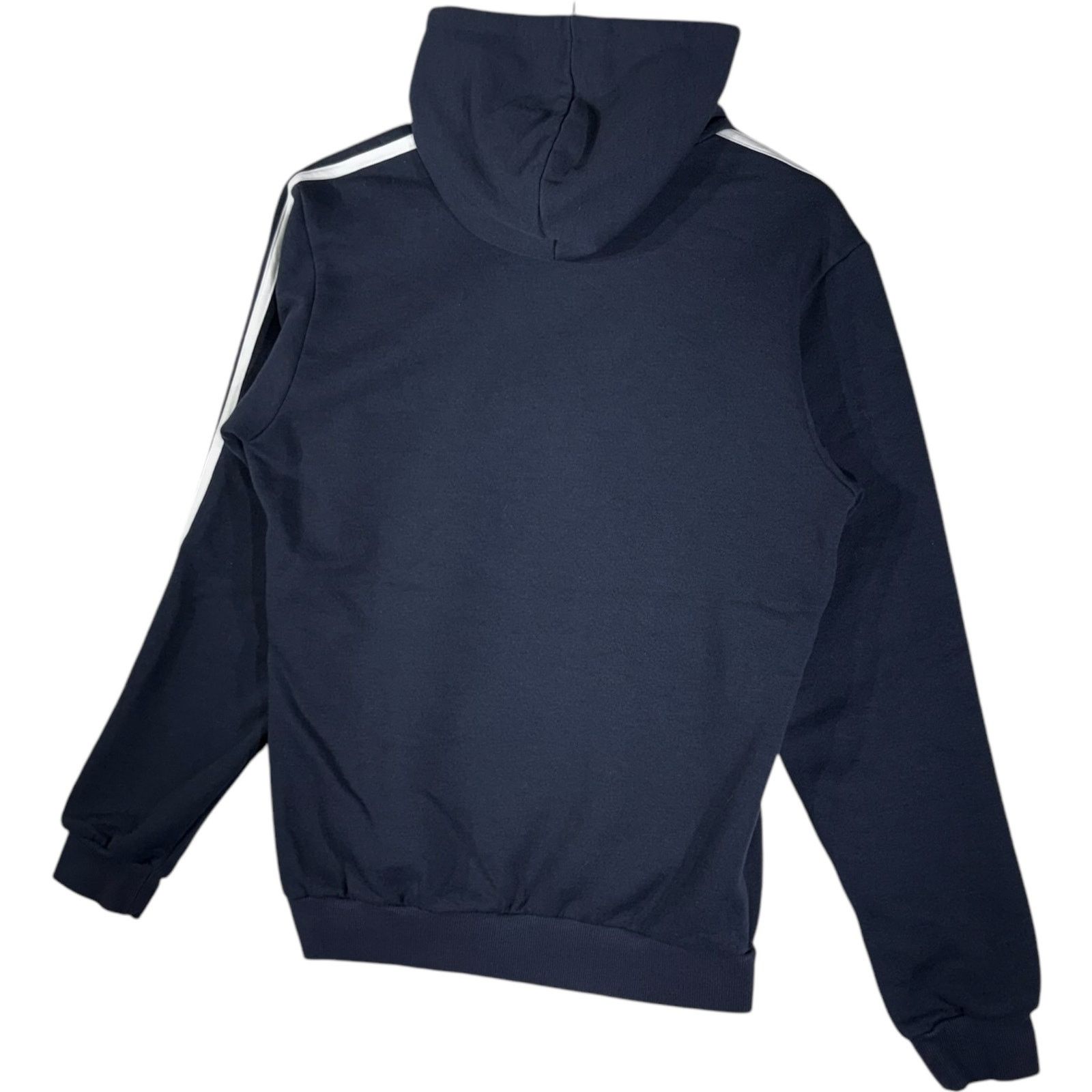 Adidas Adidas Big Logo Striped Sleeves Pullover Hoodie Size US S / EU 44-46 / 1 - 7 Thumbnail