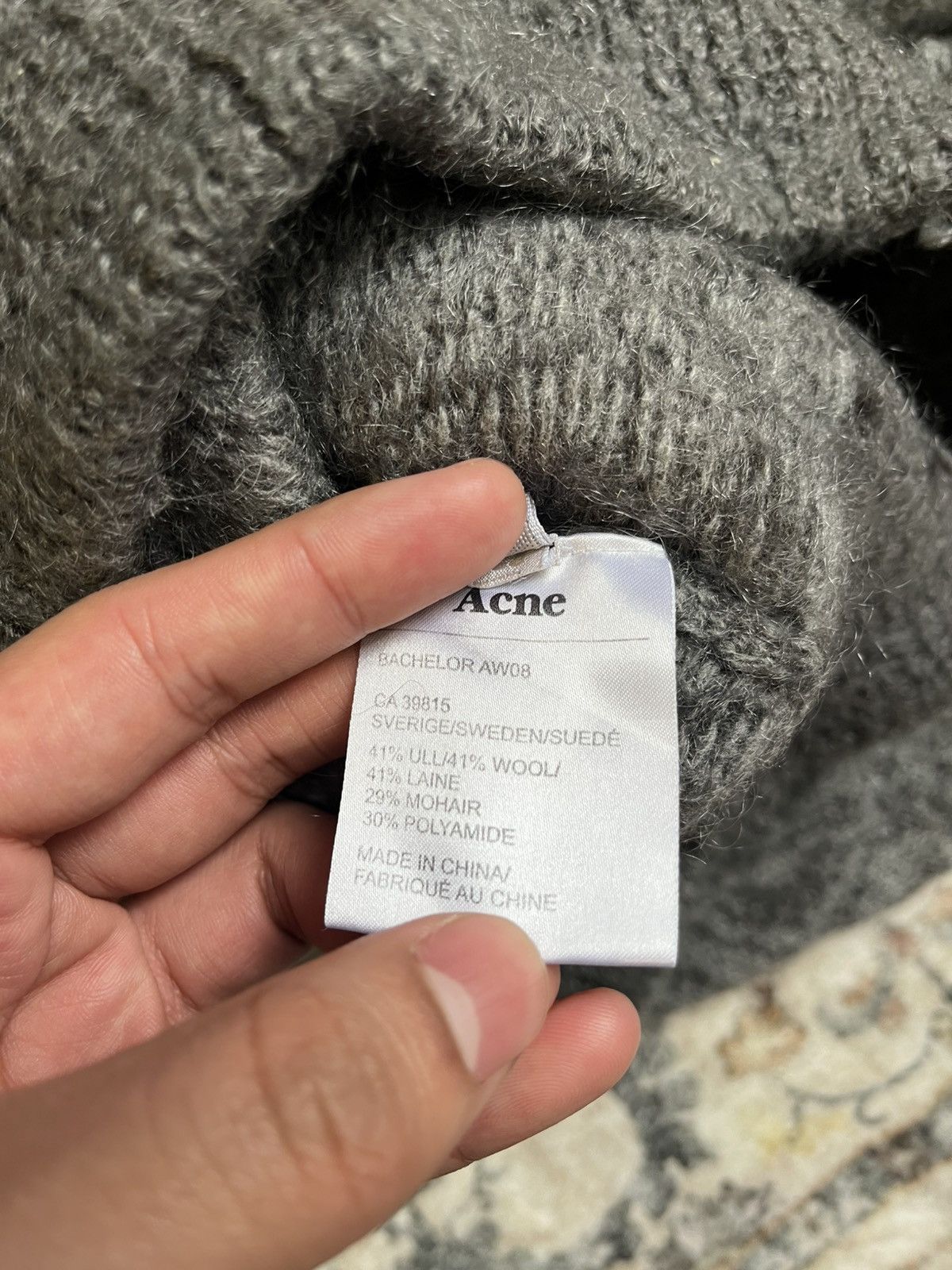 Acne Studios Acne Studios Bachelor AW08 Mohair Knit Sweater Size US S / EU 44-46 / 1 - 9 Thumbnail