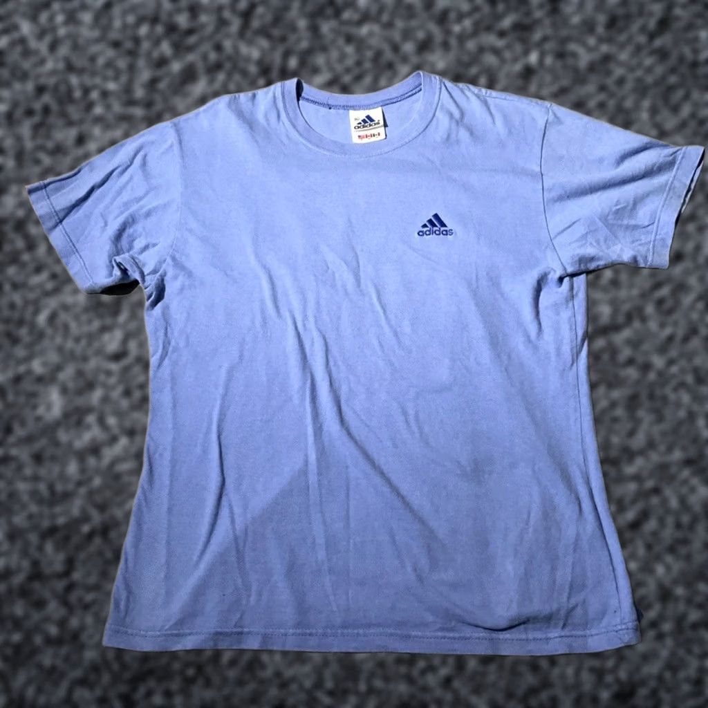 Adidas VINTAGE adidas Shirt Womens XL Purple CrewNeck Logo Active T-Shirt Tee 90s Size XL / US 12-14 / IT 48-50 - 1 Thumbnail