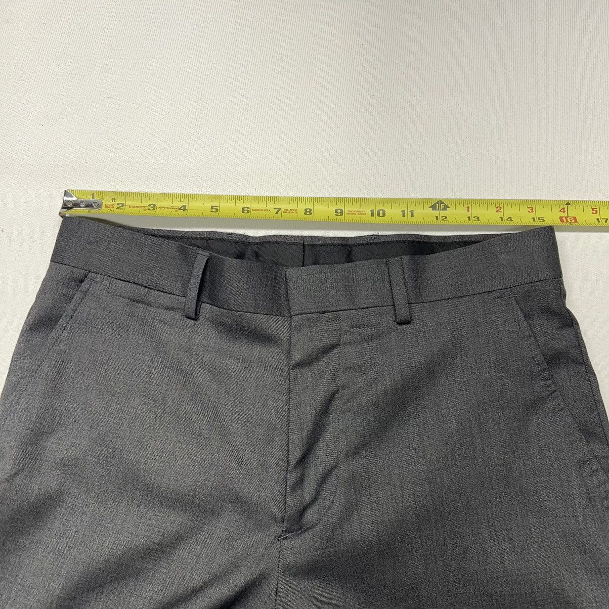J Ferrar J. Ferrar Pants Grey Slim Fit Dress Formal Suit Bottoms Size US 30 / EU 46 - 17 Thumbnail