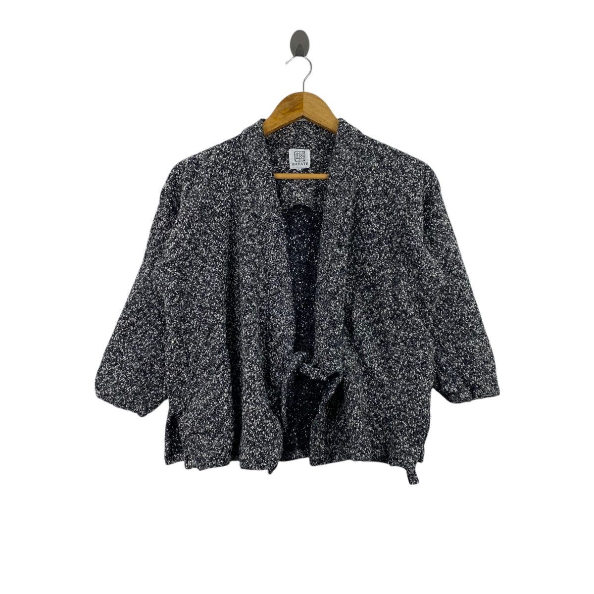 Japanese Brand HAYATE Japanese Brand Wool Robe Style Cardigan Size L / US 10 / IT 46 - 1 Thumbnail