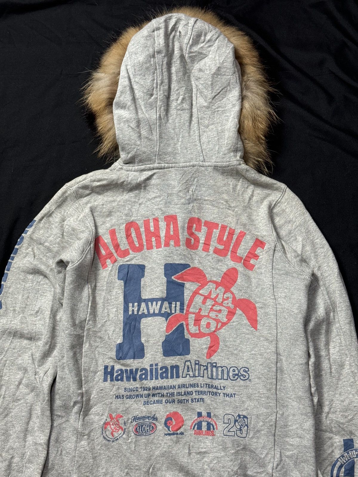 Hysteric Glamour × Japanese Brand × Le Grande Bleu (L.G.B.) Fur Hoodie Aloha Style Size US S / EU 44-46 / 1 - 3 Thumbnail