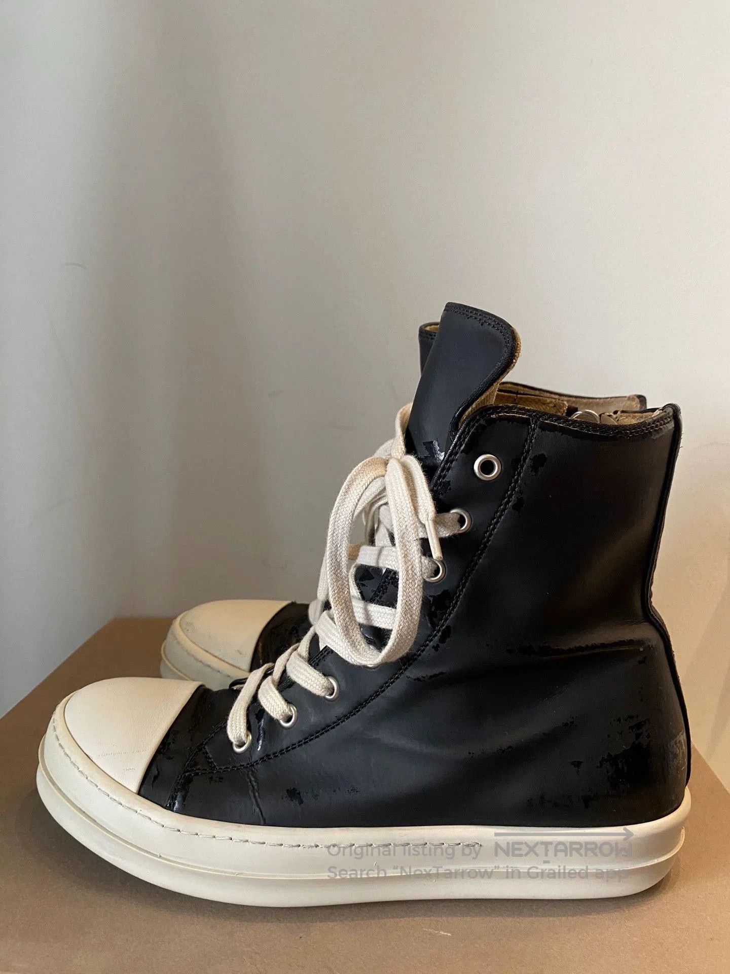 Rick Owens rick owens high-top sneakers size 40.5. Size US 7.5 / EU 40-41 - 1 Thumbnail