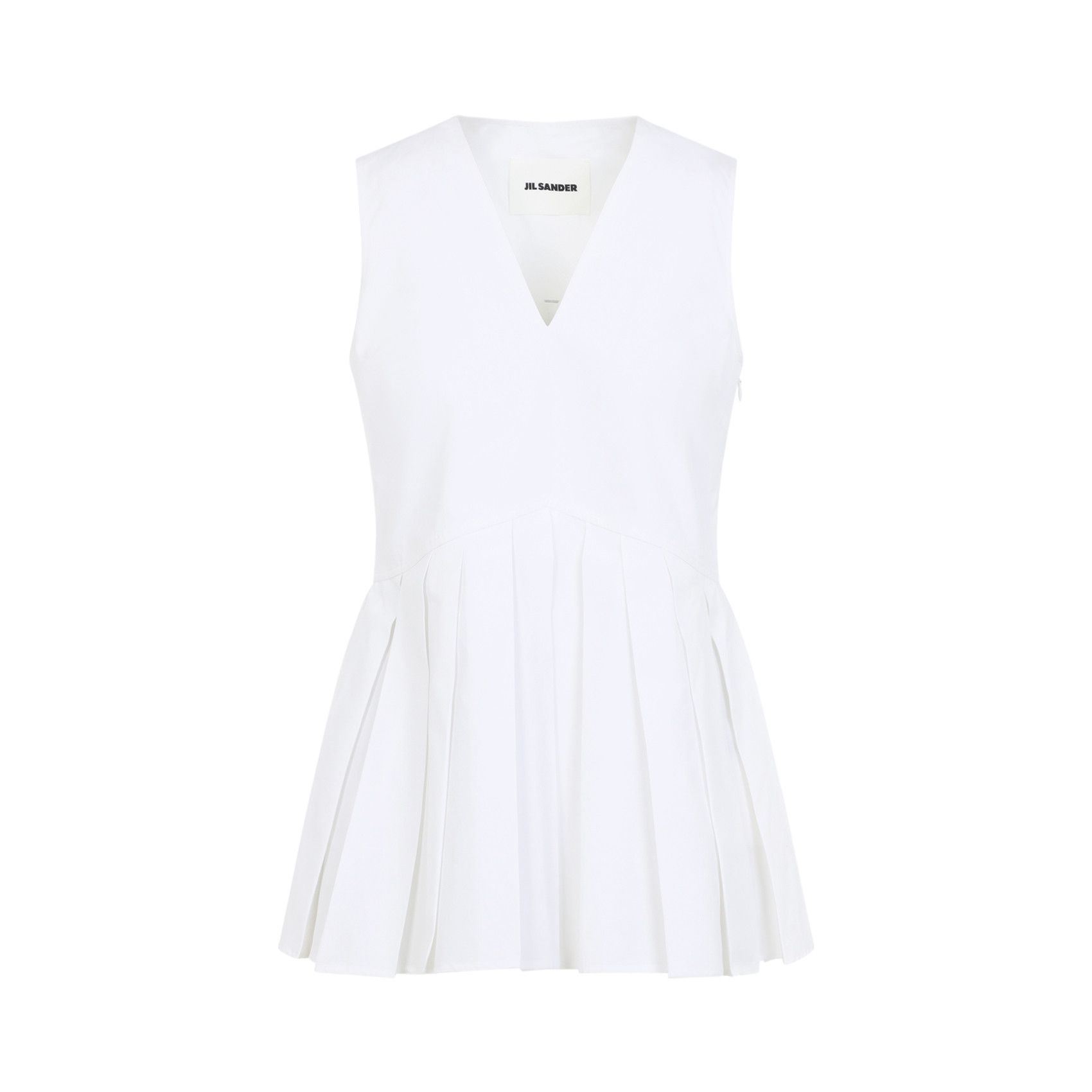 Jil Sander Jil Sander Sleveless A-Line Pleated Top Size M / US 6-8 / IT 42-44 - 1 Thumbnail
