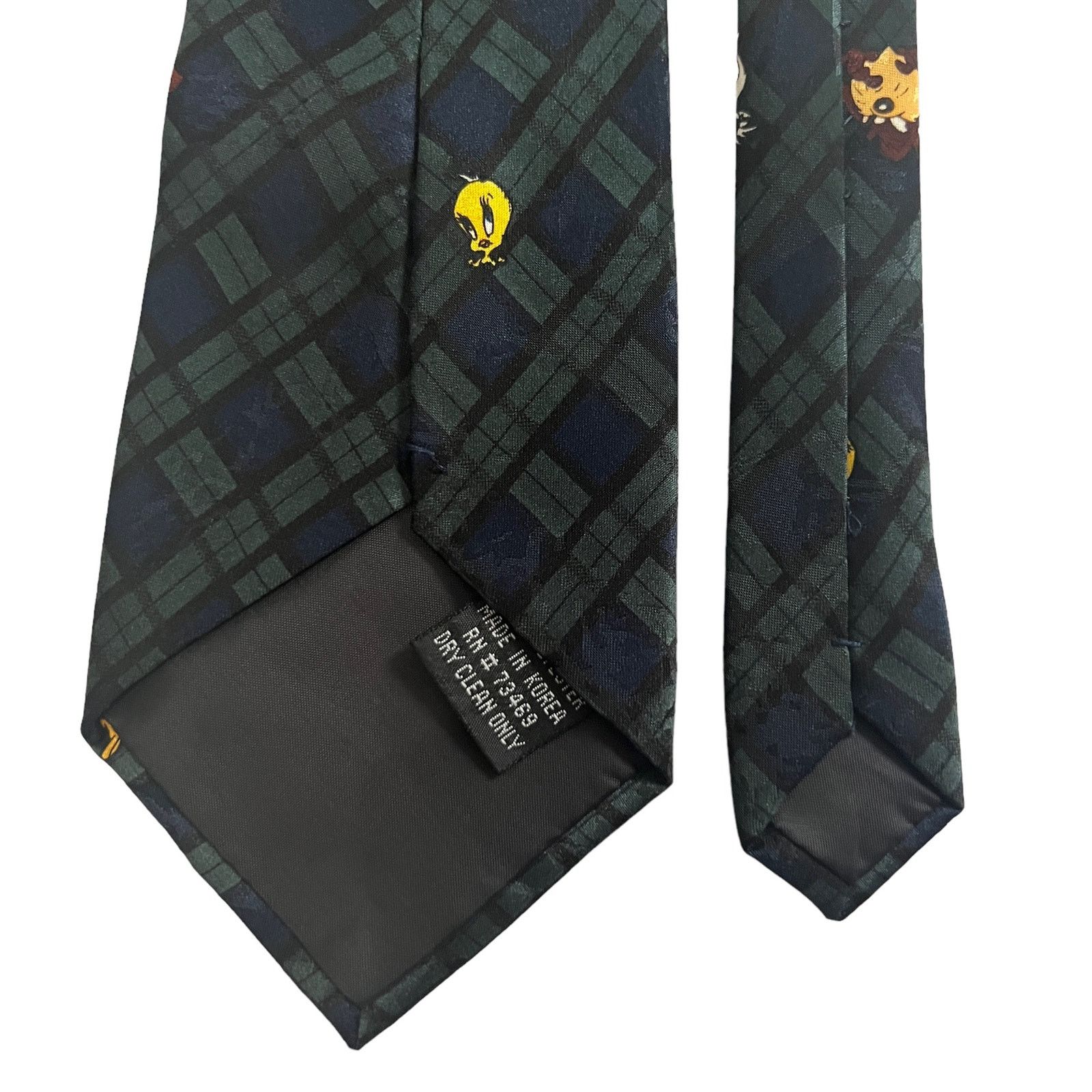 Warner Bros Looney Tunes Tweety Bugs Bunny Daffy Tasmanian Devil Tie Size ONE SIZE - 6 Thumbnail