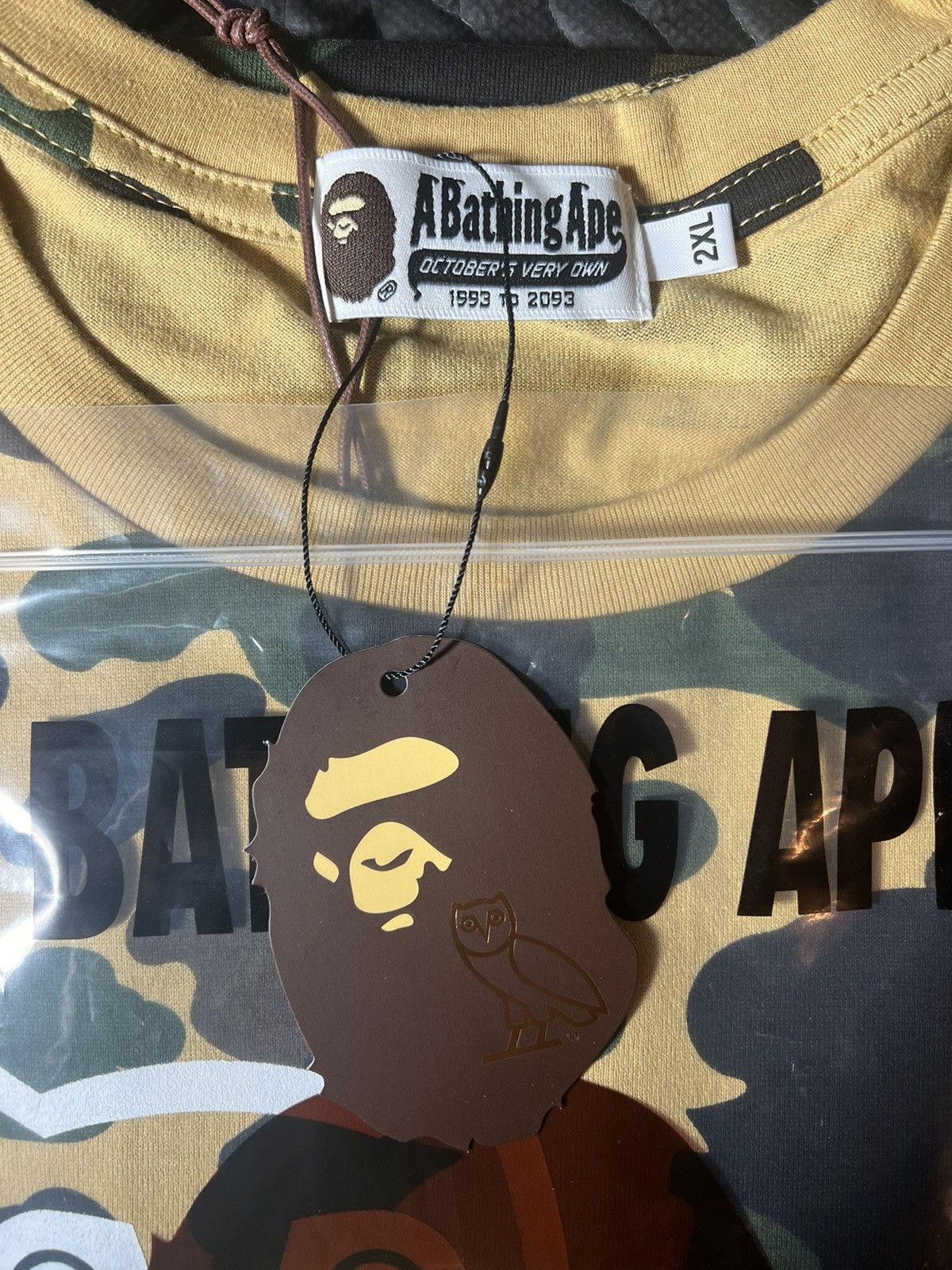 Bape × October's Very Own Bape x OVO 1st Camo Tee Size US XXL / EU 58 / 5 - 4 Thumbnail