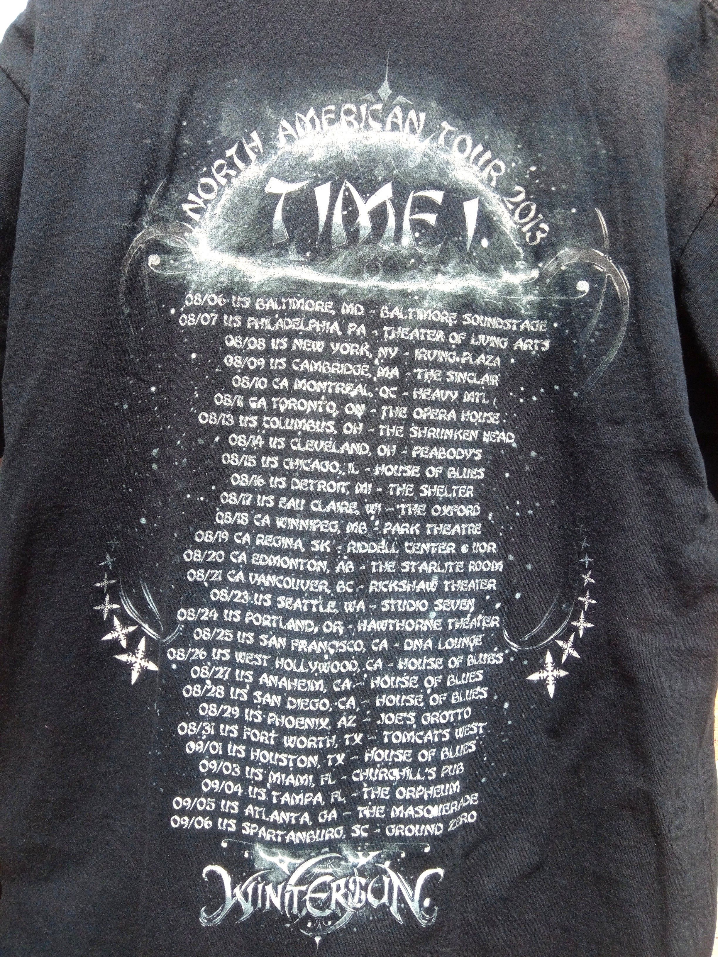 Band Tees × Vintage WINTERSUN north american tour 2013 Size US L / EU 52-54 / 3 - 4 Thumbnail