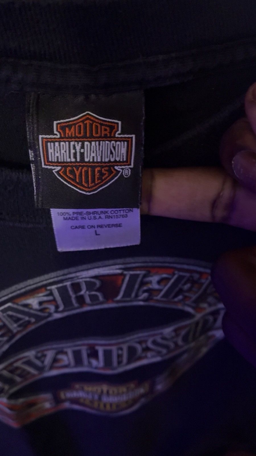 Harley Davidson VINTAGE HARLY DAVIDSON T SHIRT Size US L / EU 52-54 / 3 - 3 Thumbnail