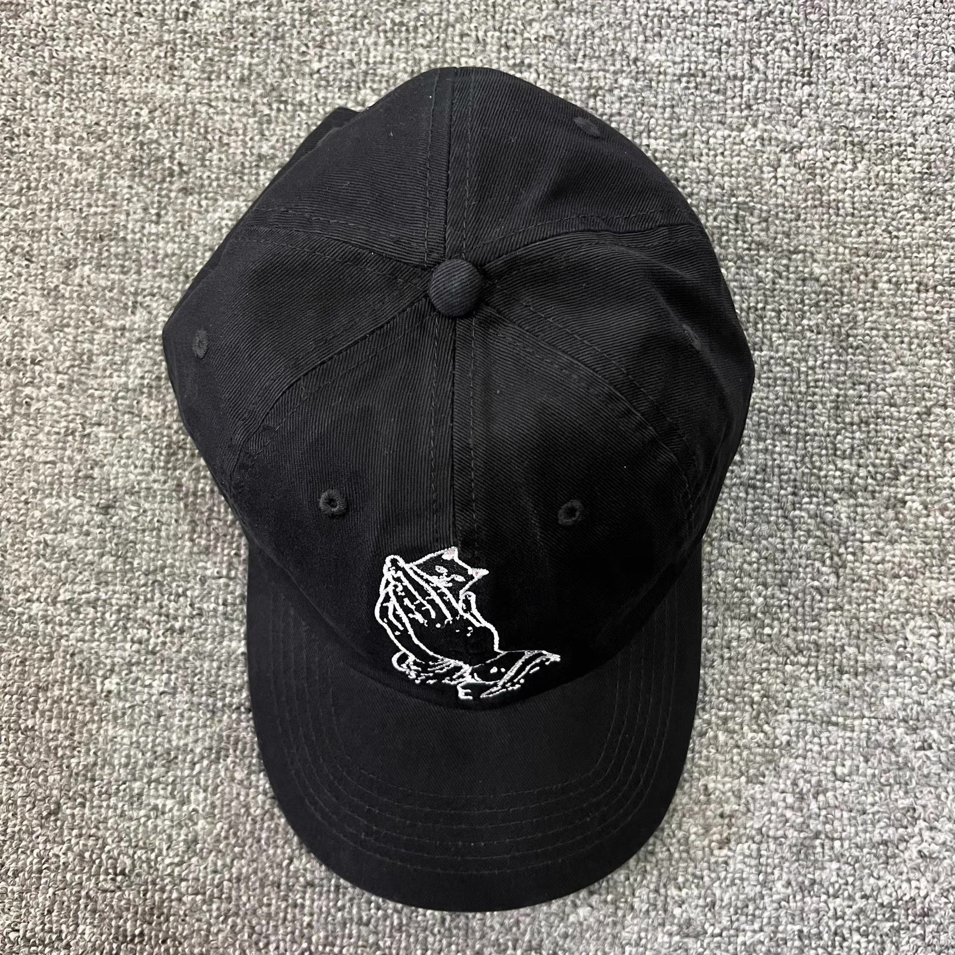 RIPNDIP Ripndip embroidered cat curved brim baseball cap Q7 Size ONE SIZE - 5 Thumbnail