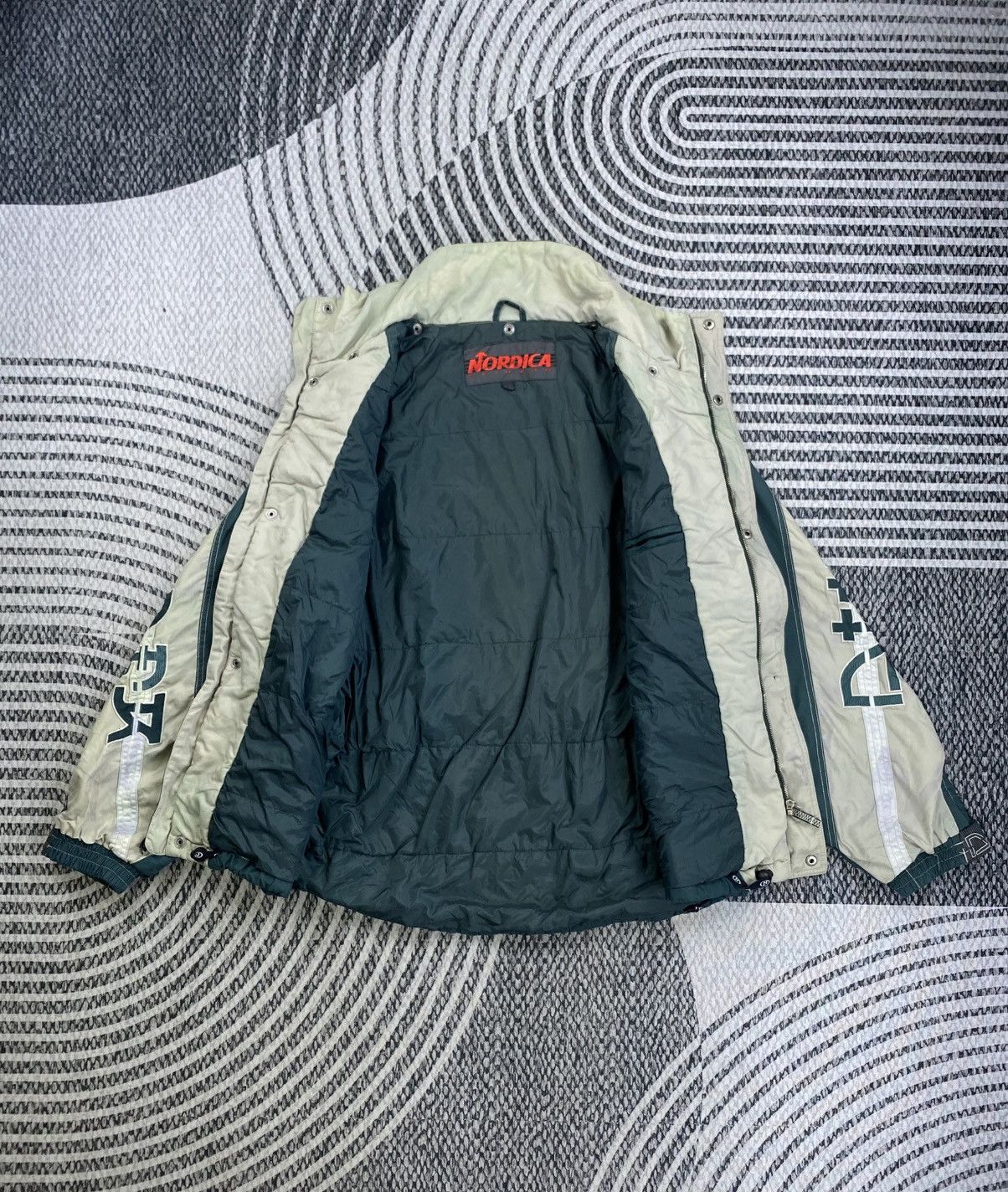 Japanese Brand Vintage Nordica Dark Green Skiwear Jacket Size US XL / EU 56 / 4 - 7 Thumbnail