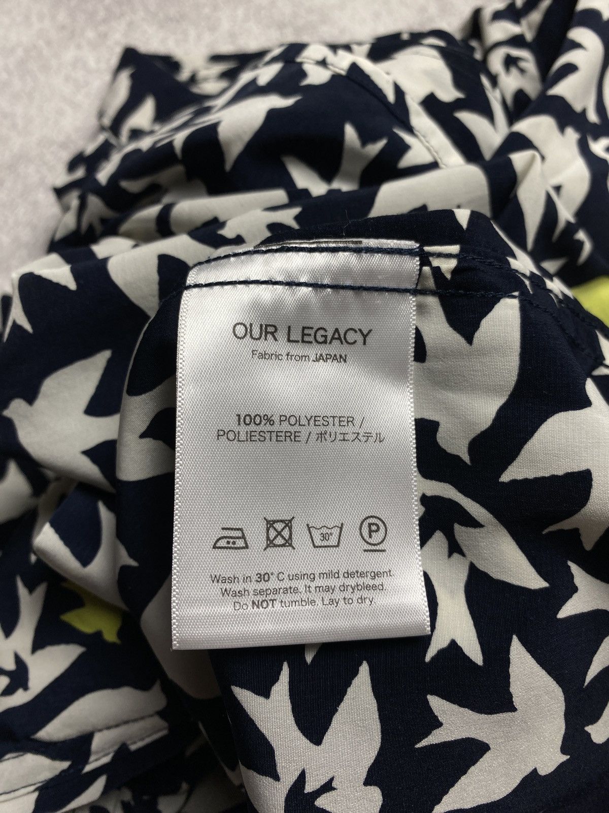 Our Legacy × Vintage Our Legacy longsleeve fullprint classic shirt „smile” SS13 Size US M / EU 48-50 / 2 - 8 Thumbnail