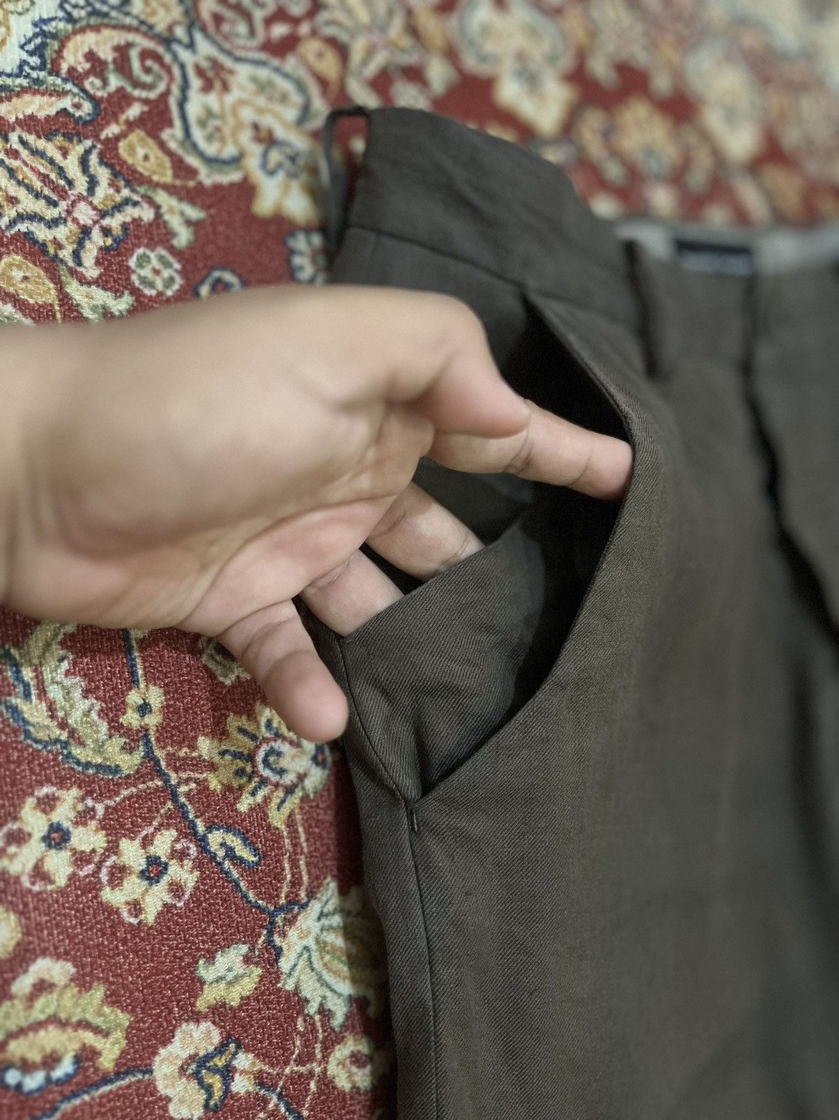 Issey Miyake Vintage Tsumori Chisato Sarrouel Hemp Cotton pants 30 inches Size US 30 / EU 46 - 11 Thumbnail