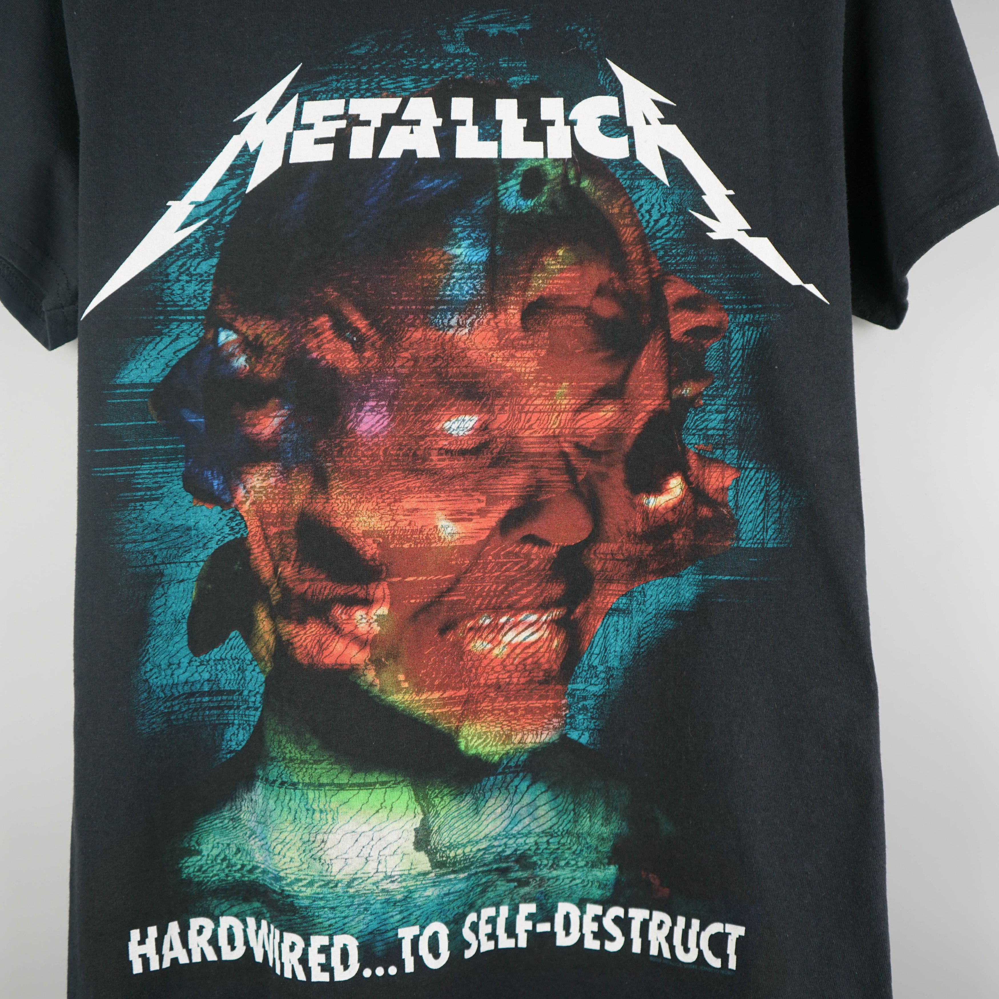 Band Tees × Vintage Vintage 2016 Metallica T-Shirt Hardwired Size US M / EU 48-50 / 2 - 2 Thumbnail