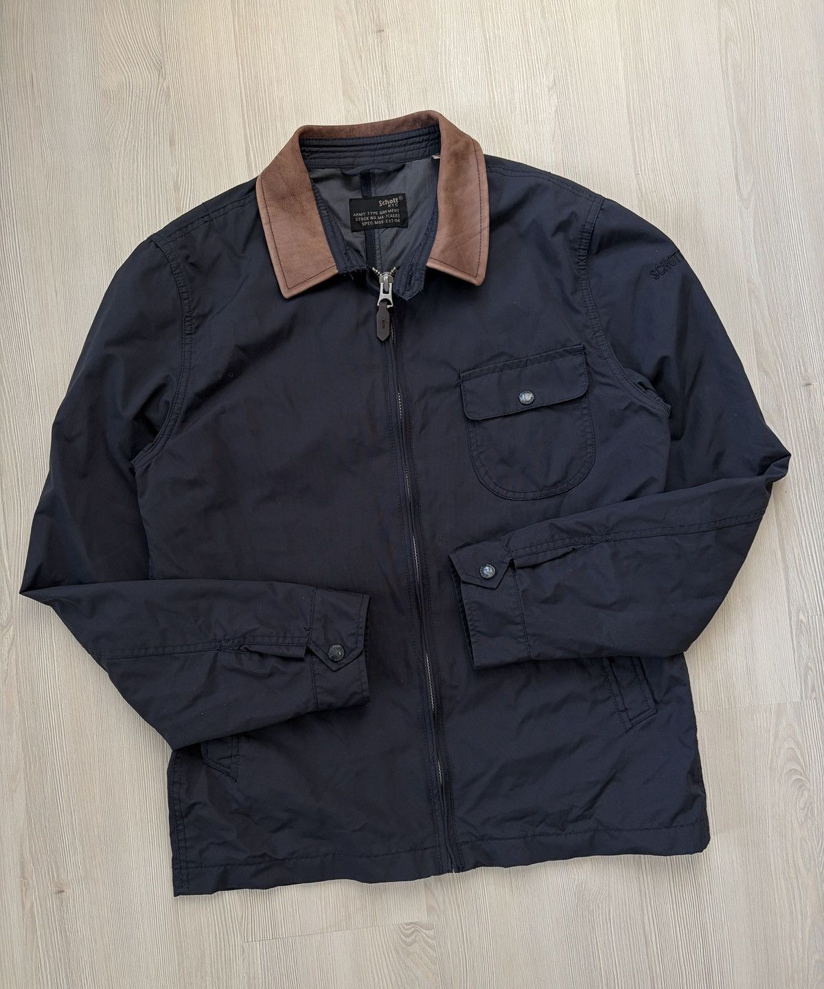 Schott SCHOTT Army Type Breathable Field Jacket Size US L / EU 52-54 / 3 - 8 Thumbnail