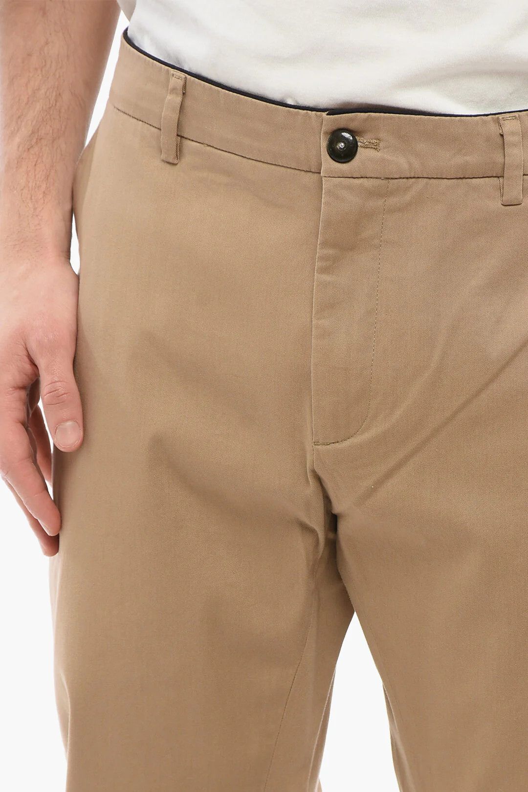 DEPARTMENT5 og1mm0326 Stretch Cotton Chino in Beige Size US 31 - 2 Thumbnail