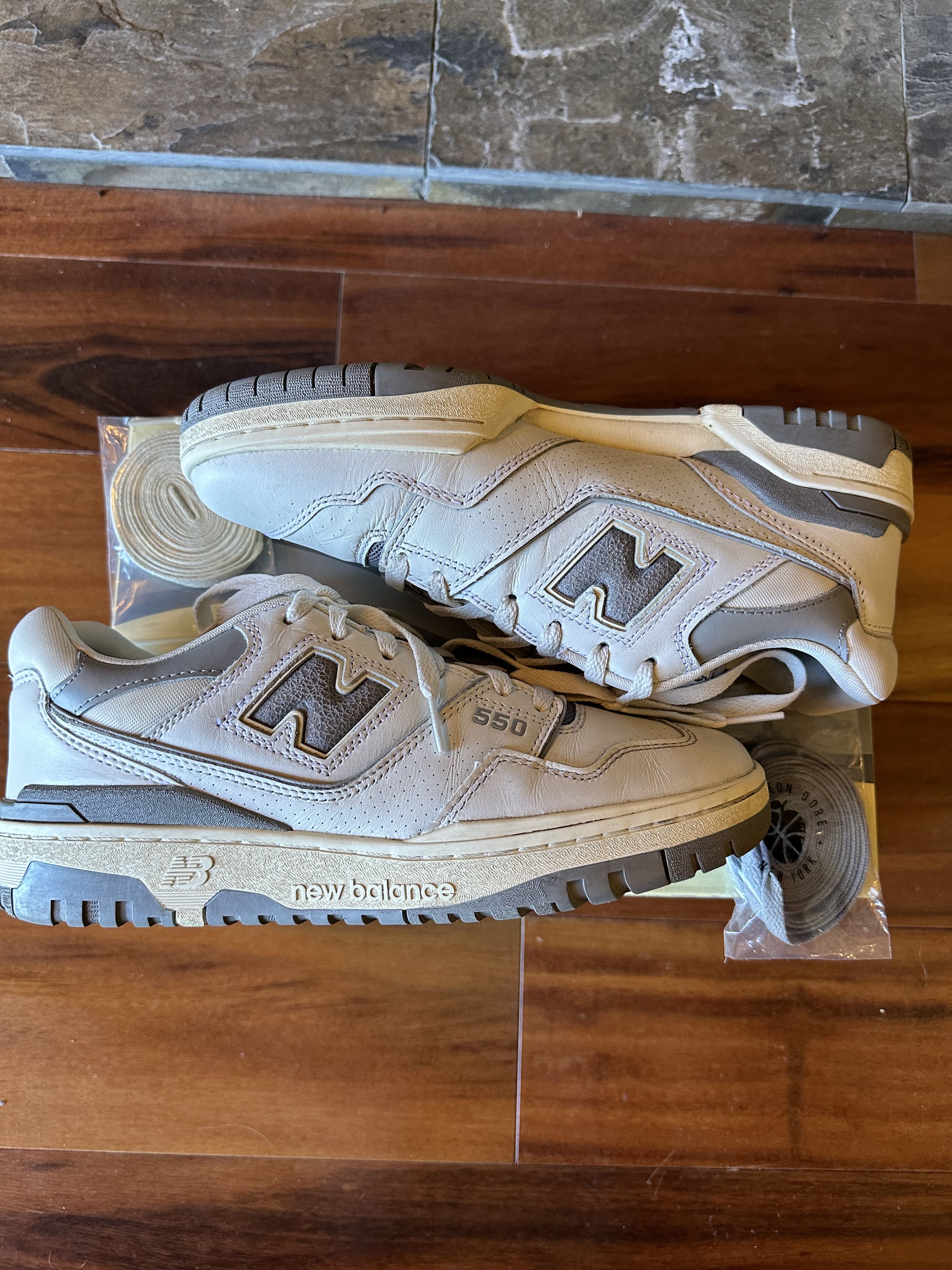 Aime Leon Dore × New Balance Silver Aime Leon Dore x New Balance 550 Size US 8.5 / EU 41-42 - 1 Thumbnail