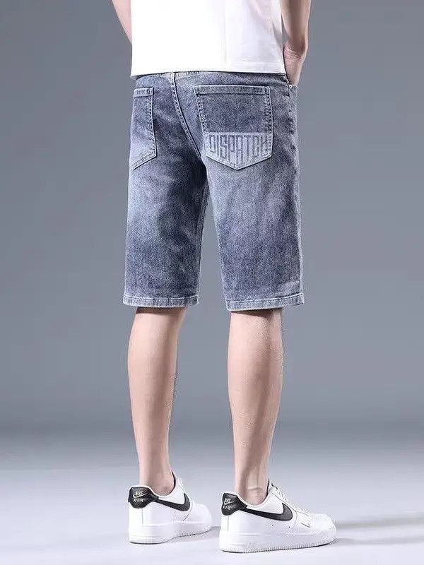 Japanese Brand Retro ripped straight leg denim shorts Size US 32 / EU 48 - 3 Thumbnail