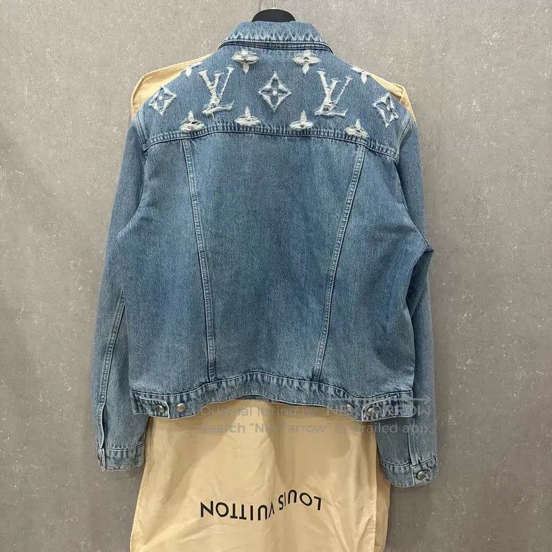 Louis Vuitton Louis Vuitton SS25 logo denim jacket Size US XL / EU 56 / 4 - 2 Thumbnail