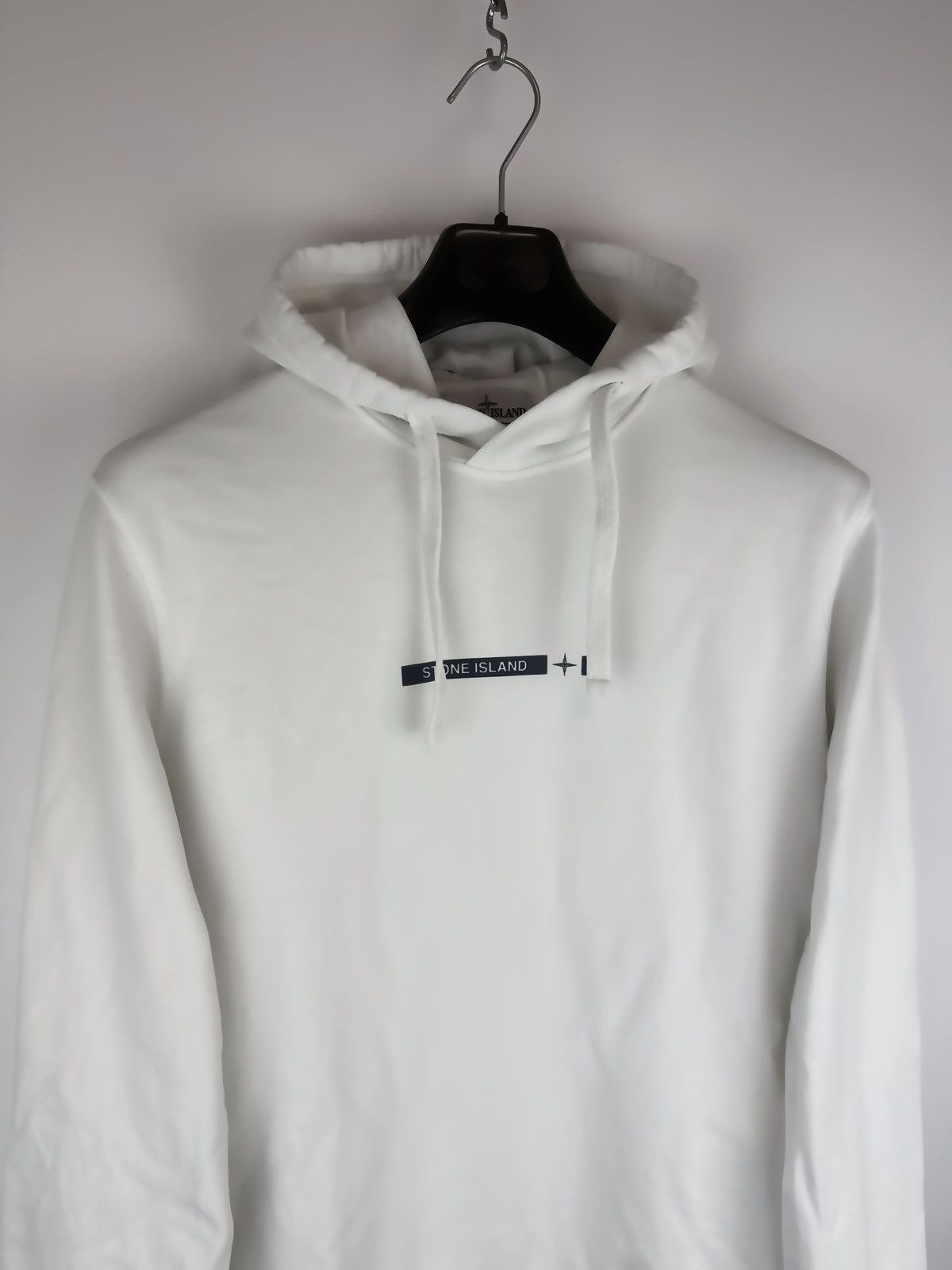 Stone Island White Stone Island hoodie Size US L / EU 52-54 / 3 - 3 Thumbnail