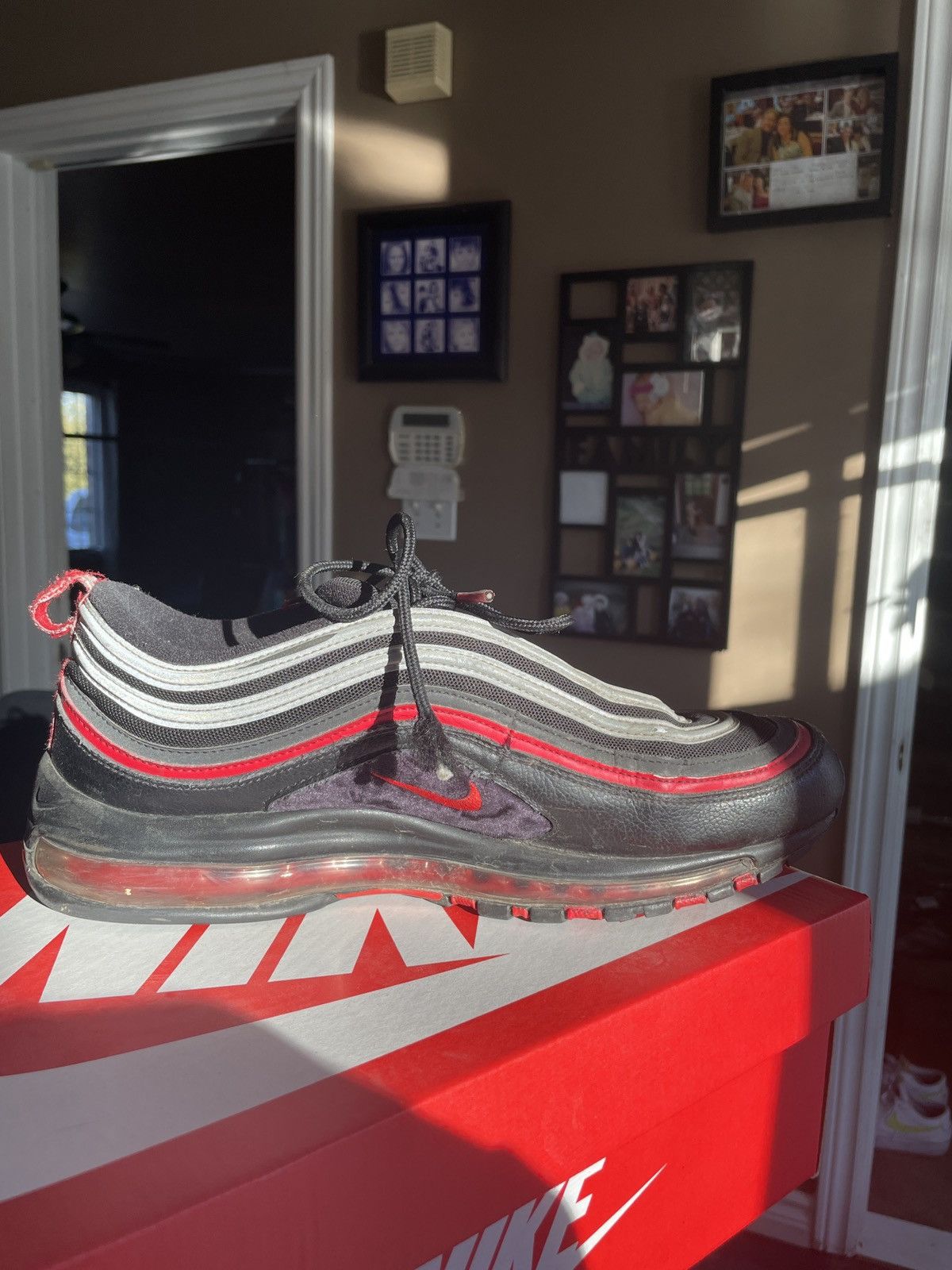 Nike Air max 97 ‘Reflective Bred’ Size US 12 / EU 45 - 5 Thumbnail