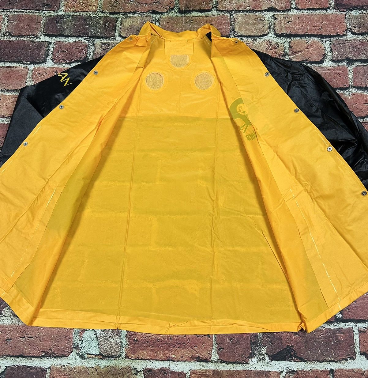 NFL Vintage 70s/80s Sears Pittsburgh Steelers Vinyl Rain Coat Size US XL / EU 56 / 4 - 10 Thumbnail