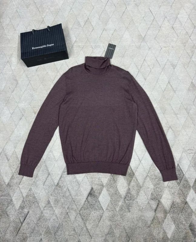 Ermenegildo Zegna Zegna Wild Cashmere High-Neck Sweater Size US M / EU 48-50 / 2 - 1 Preview